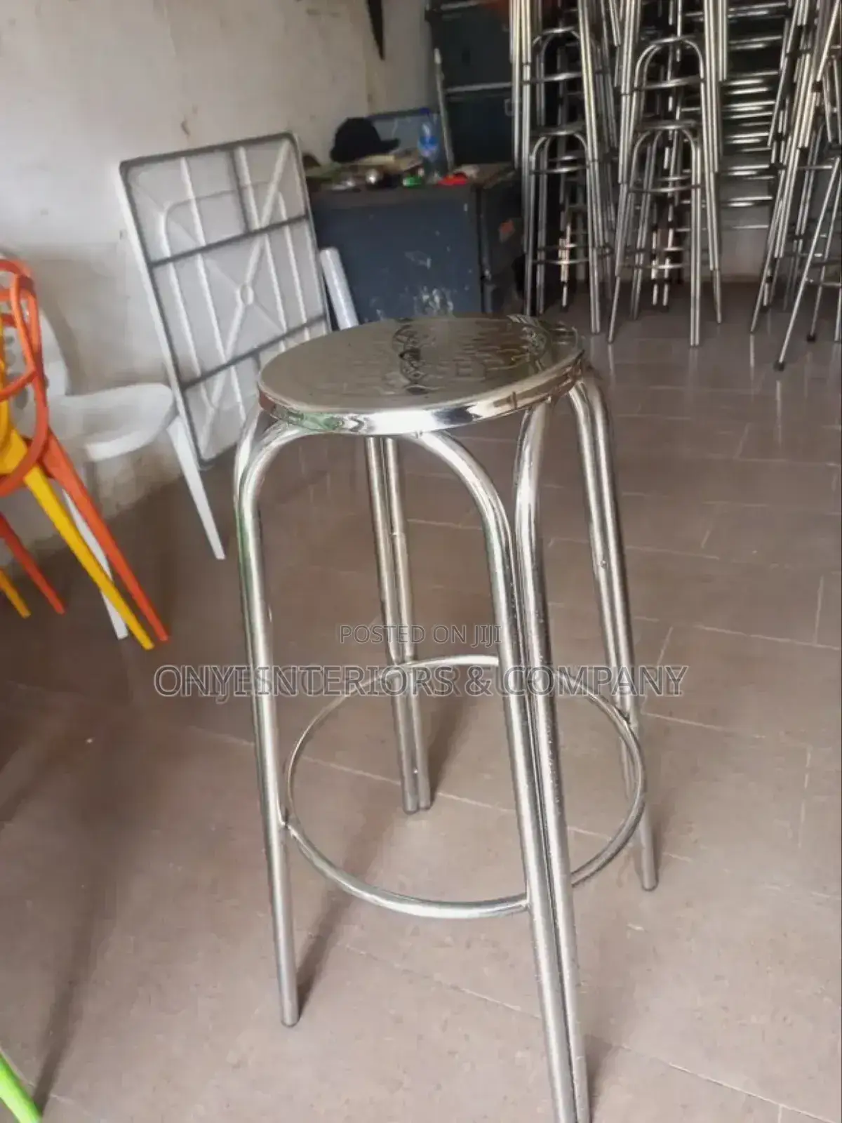 Stainless Steel Garden / Bar Stool