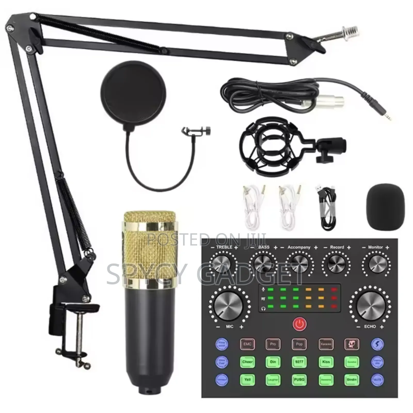 V8 Livestream Full Kits Condenser Microphone