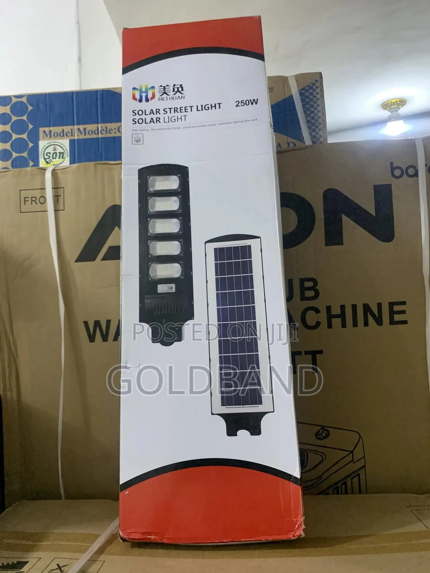 Eco-Friendly 250w Solar Street Light – Zero Electricity Cost