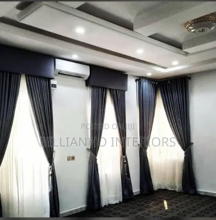 Dark Blue Quality Curtains