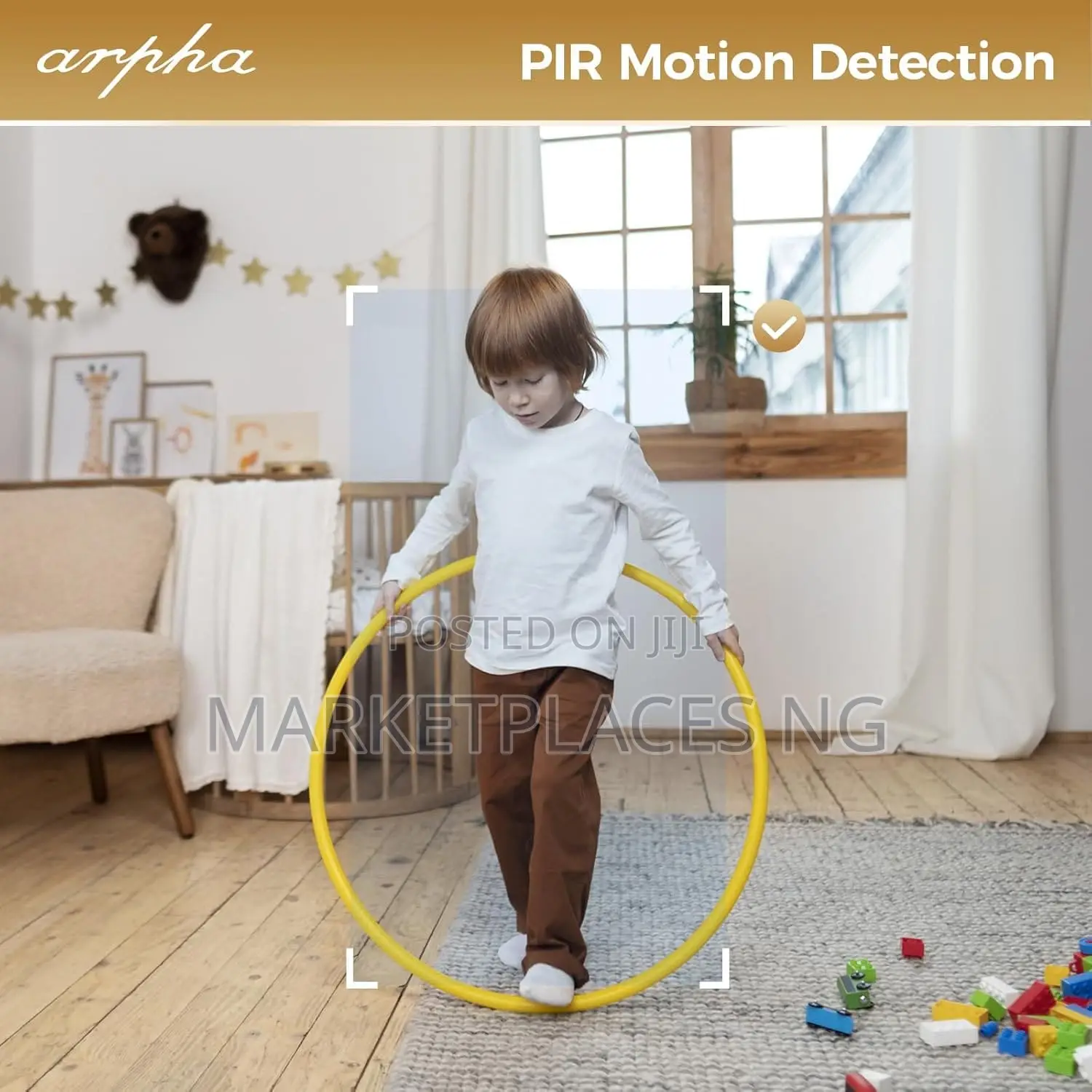 1080p Wifi Security Camera | Baby Monitor Night Vision