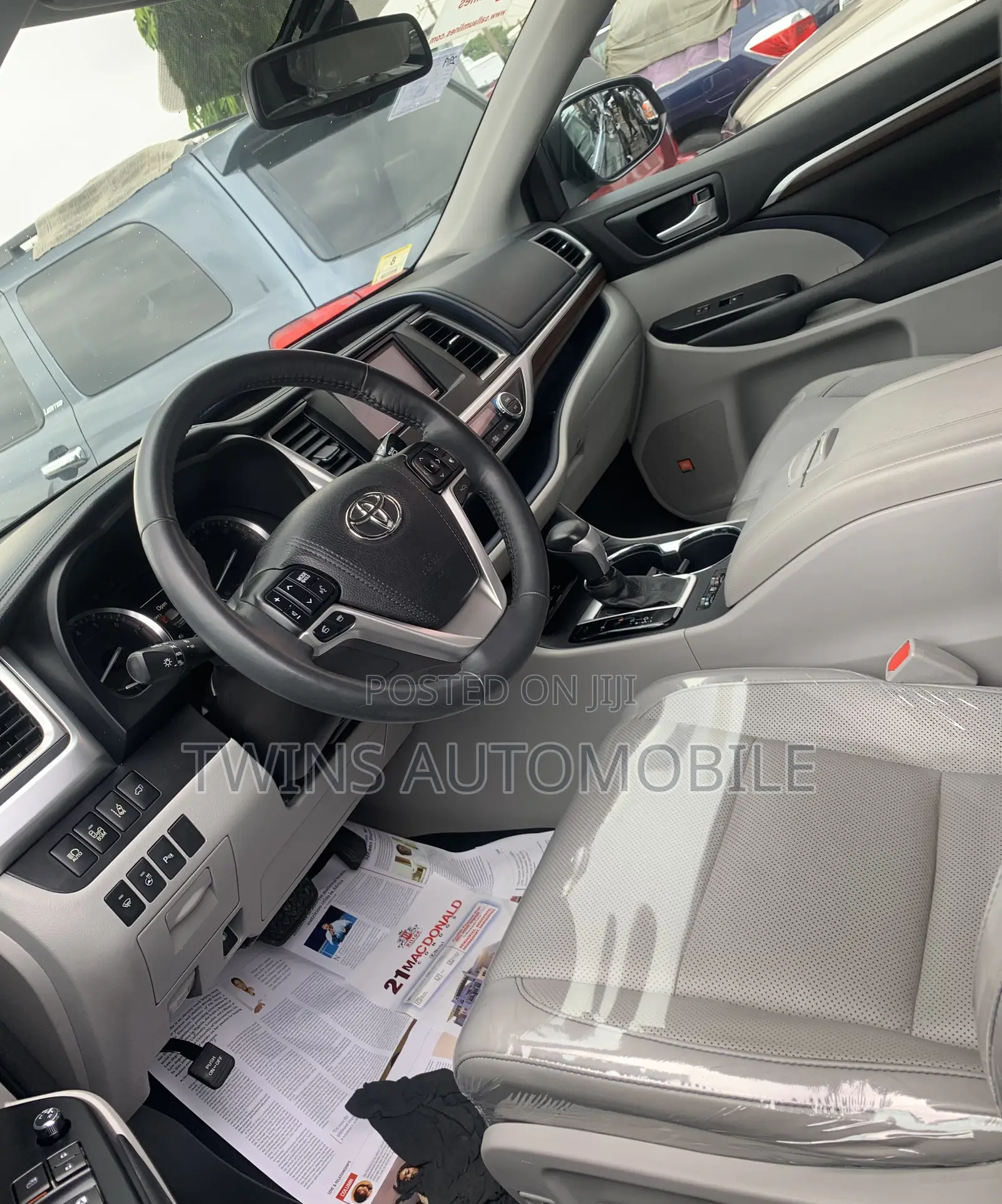 Toyota Highlander Limited Platinum V6 4x4 (3.5L 6cyl 6A) 2016 Black