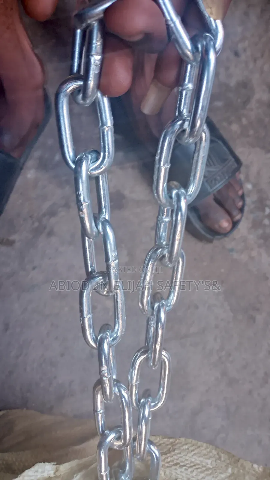 Original Quality Steel Galvanizer 6mm Chain 32meters