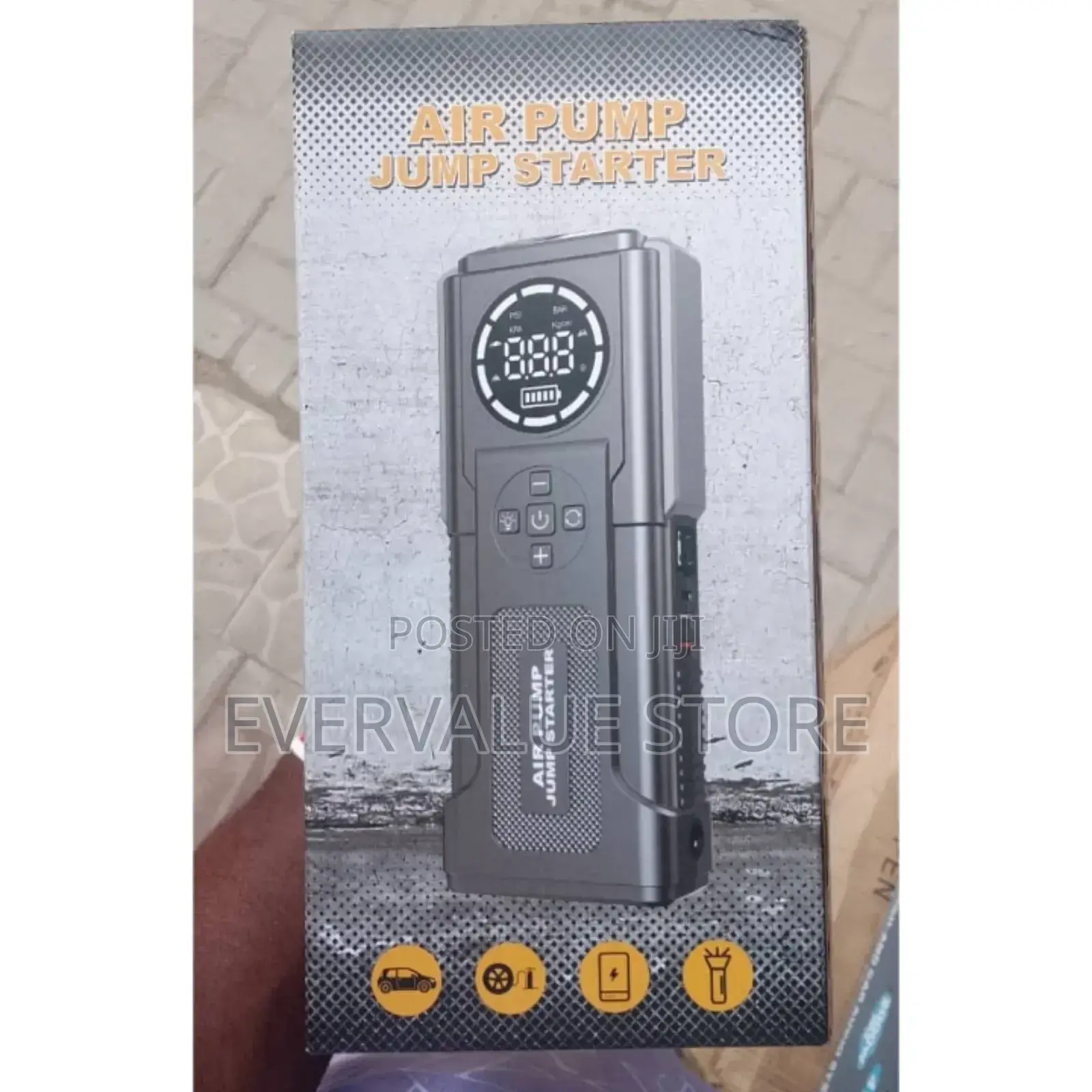 All-in-One Jump Start Power Bank Tire Pump Overall Odogwu