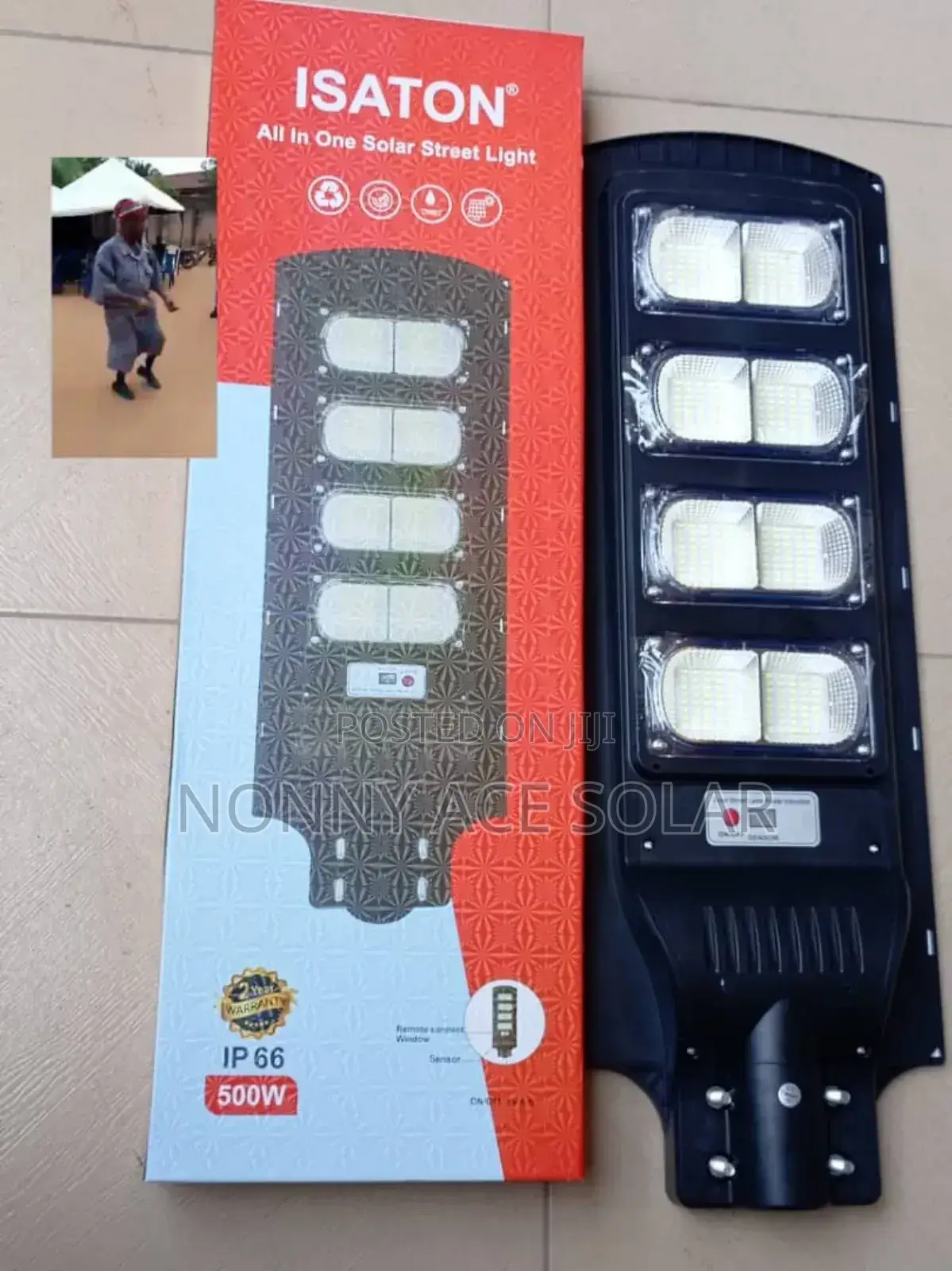 Isaton 4eyes Divided All in One Solar Street Light