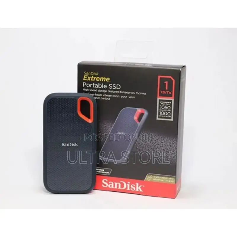 Sandisk 1tb Extreme Portable SSD - Up to 1050mb/S - USB-C