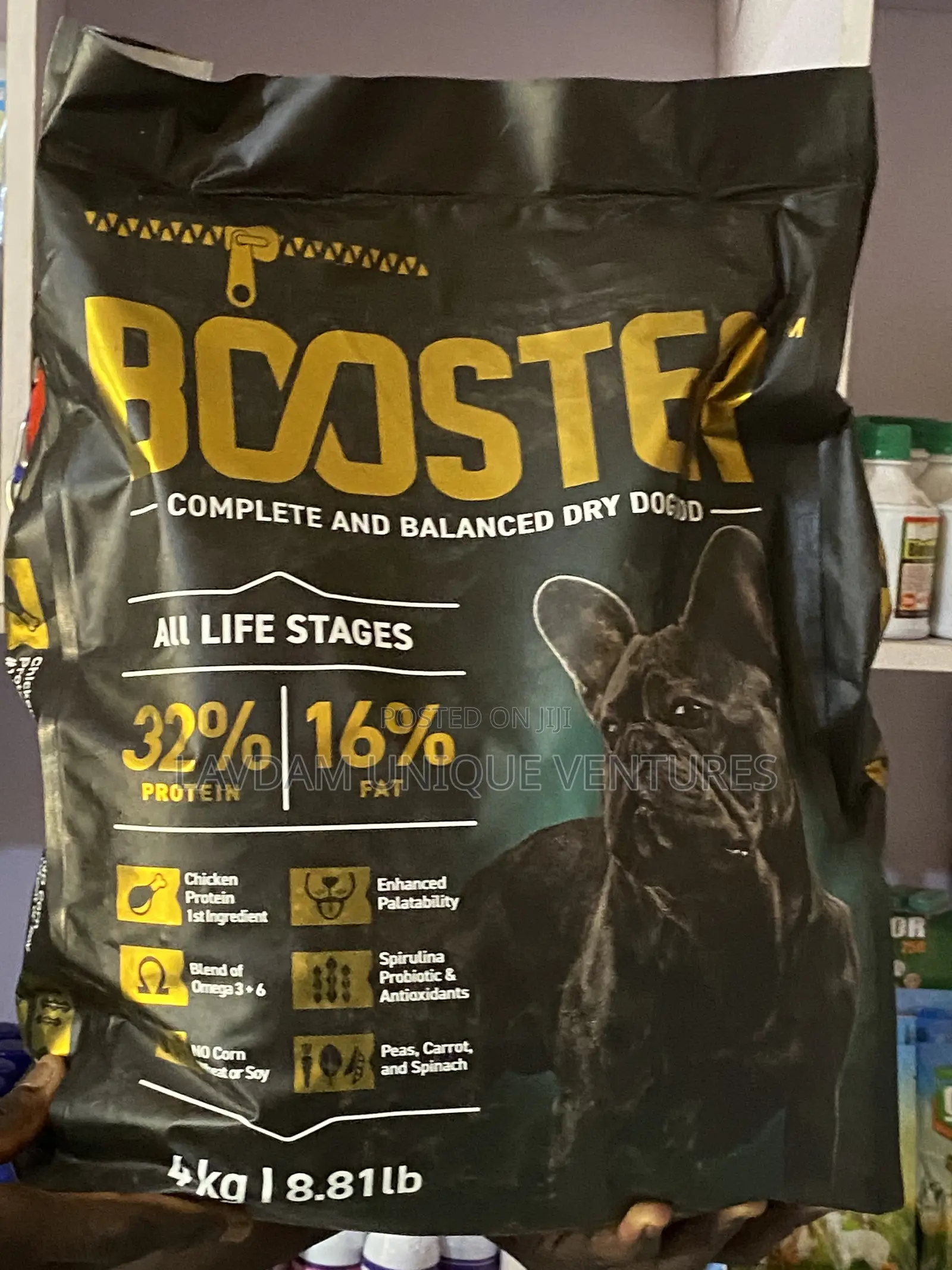 Booster Adult Dog Food – 4kg Dry Kibble | Healthy Tasty