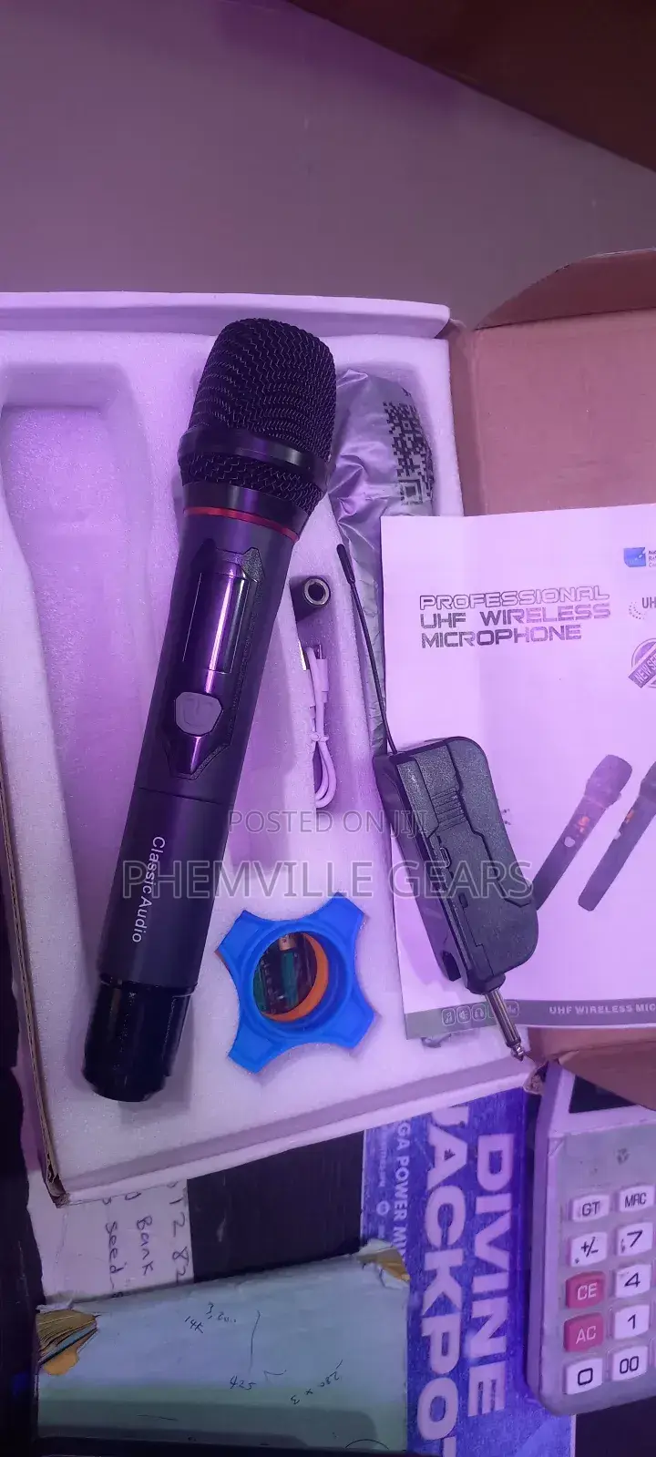 Classic Audio Wireless Microphone.