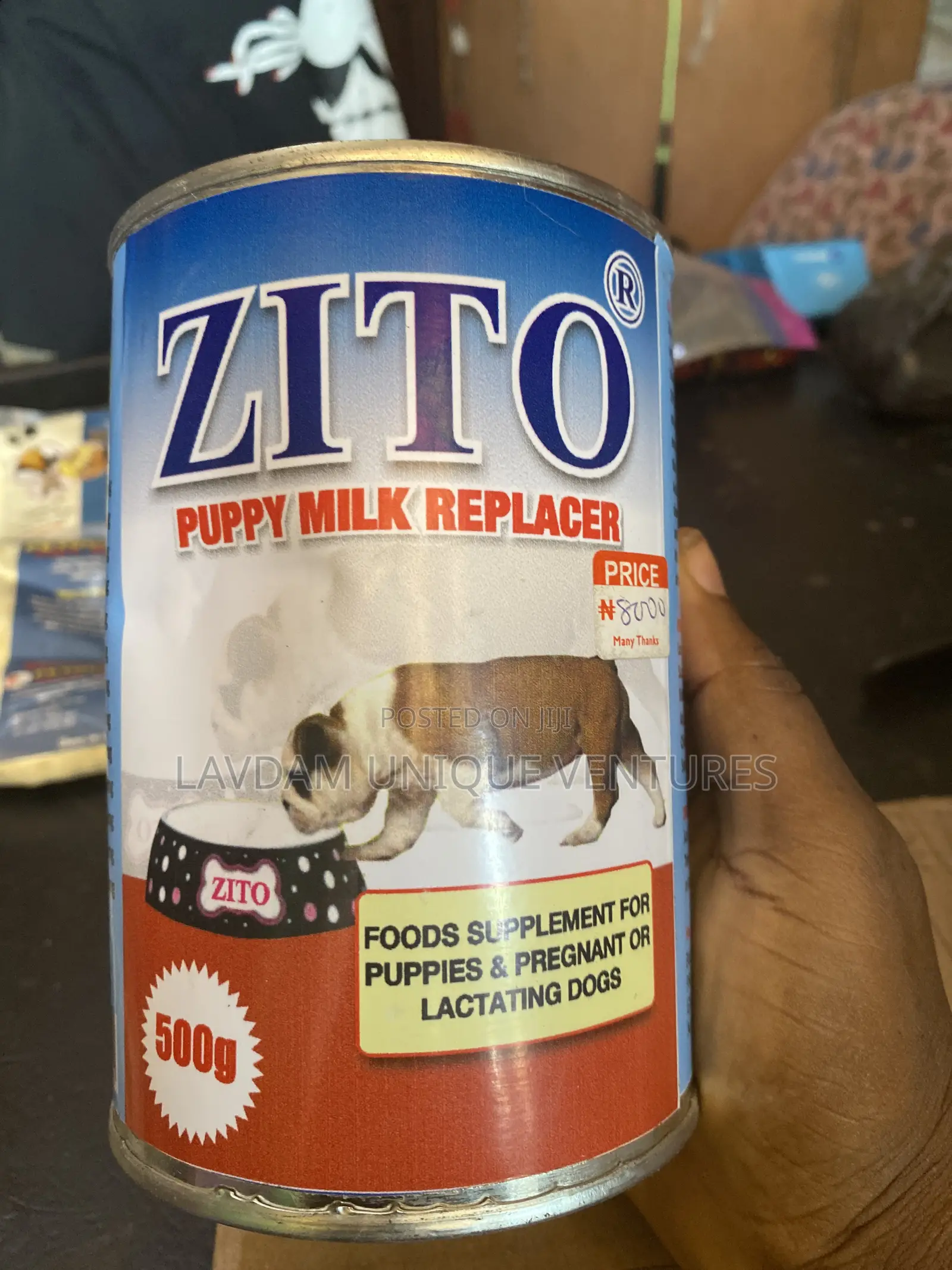 Zito Pet Puppy Milk Replacer–500g | for Healthy Puppy Growth