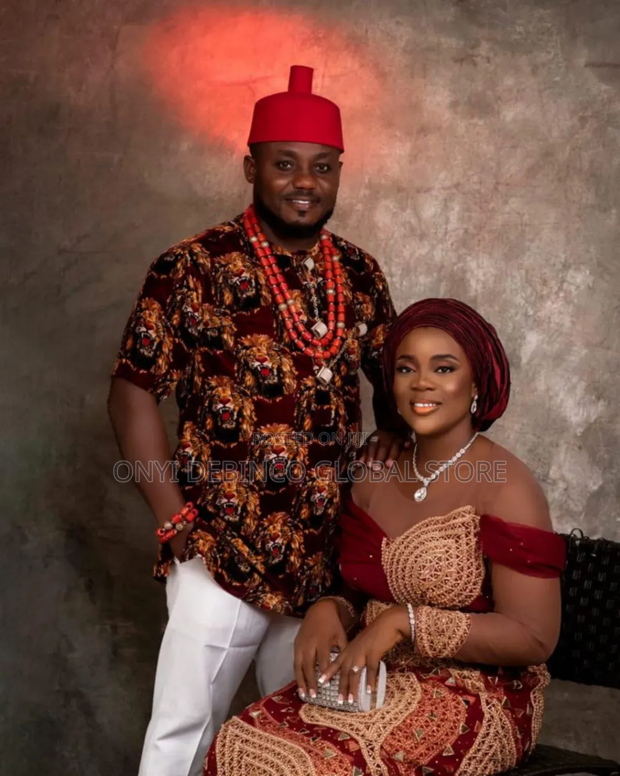 Original Traditional African Cap Chieftaincy Wedding