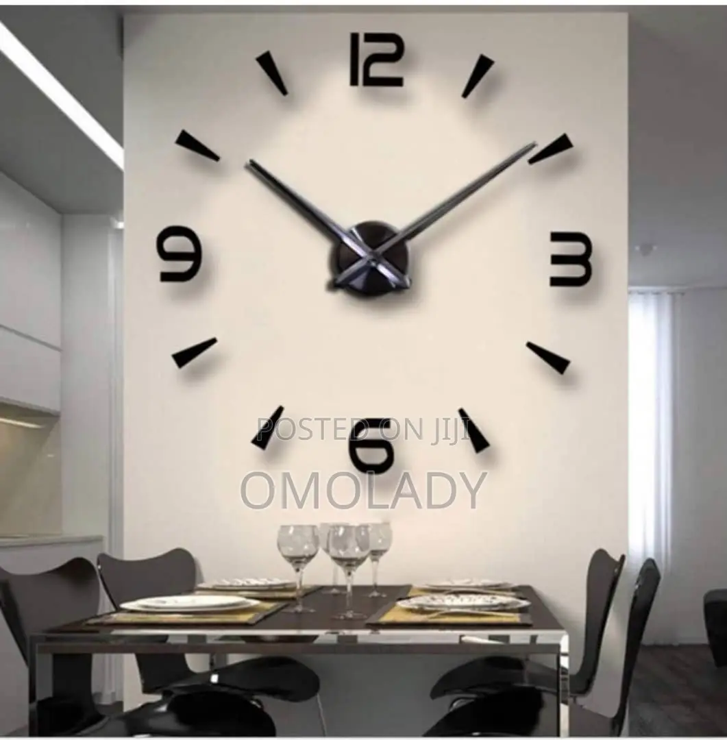 3d Diy Clock Number + Nutod Spike Design