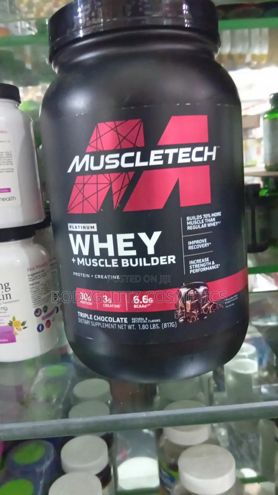 Muscletech Platinum Whey+Muscle Builder: Protein+Creatine