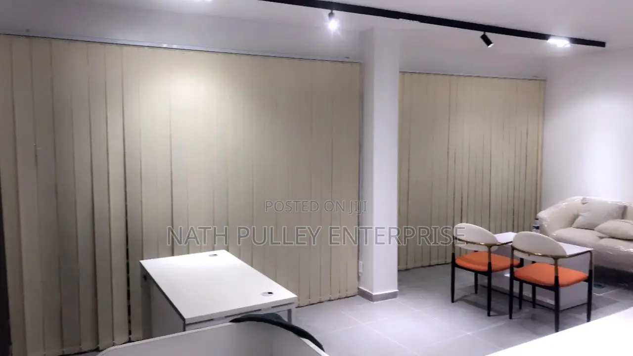 Cream Vertical Window Blinds