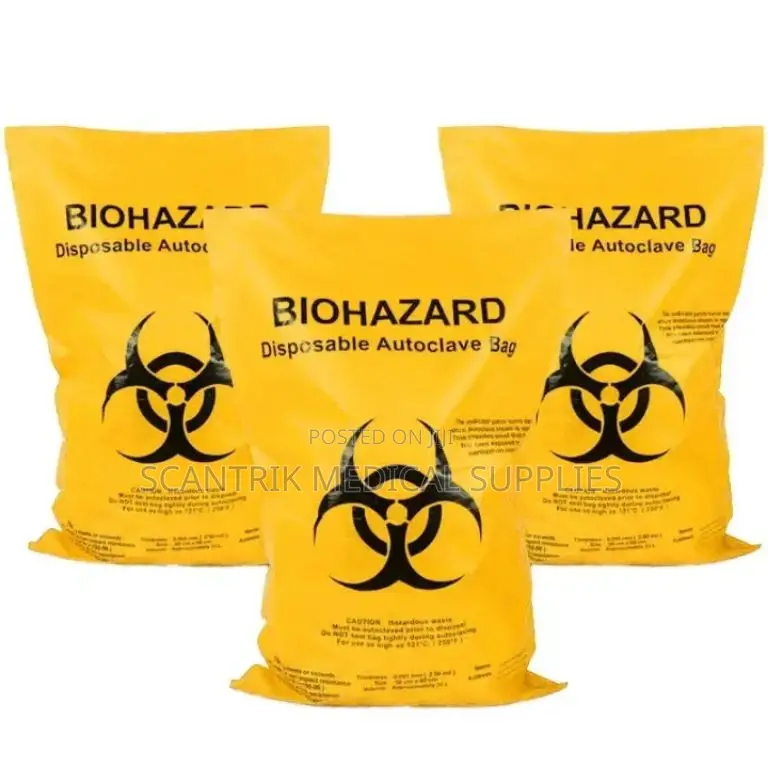 Red Biohazard Liners