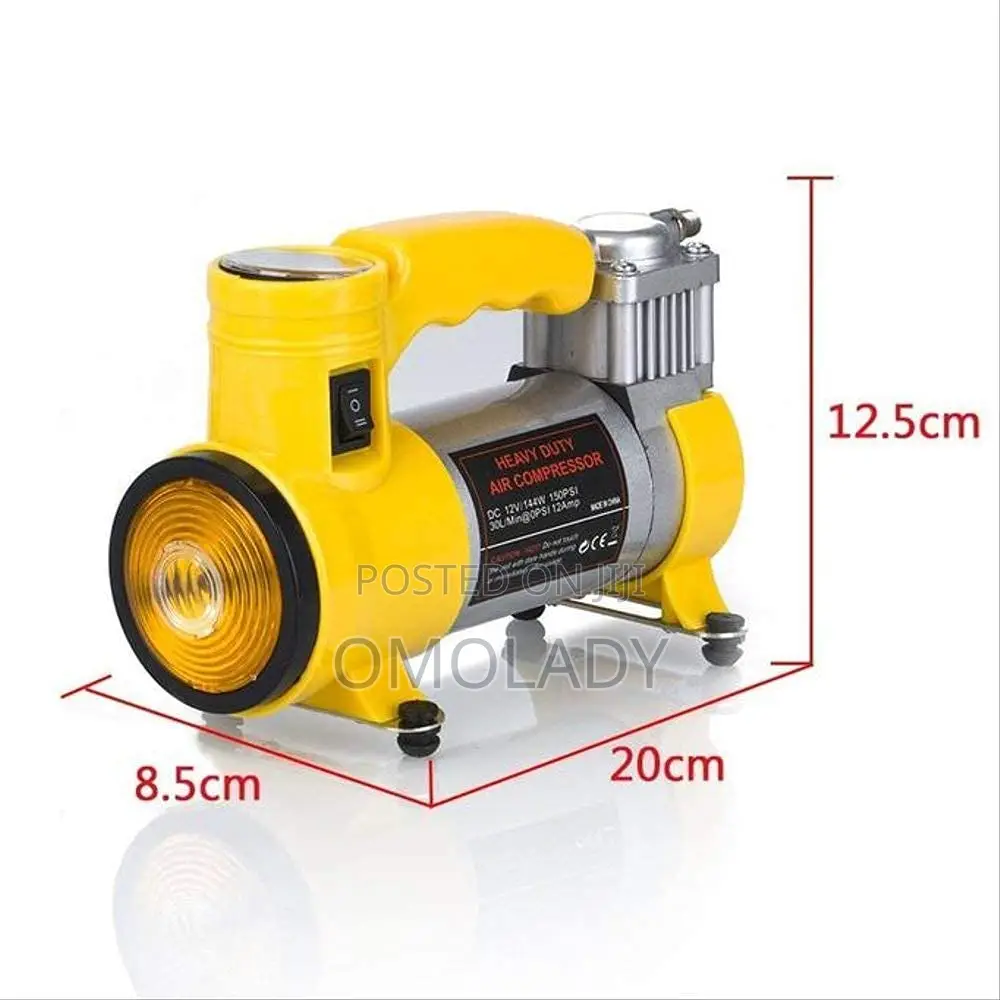 Ac-Pro Cyclone Heavy Duty Air Compressor With Light - 12v