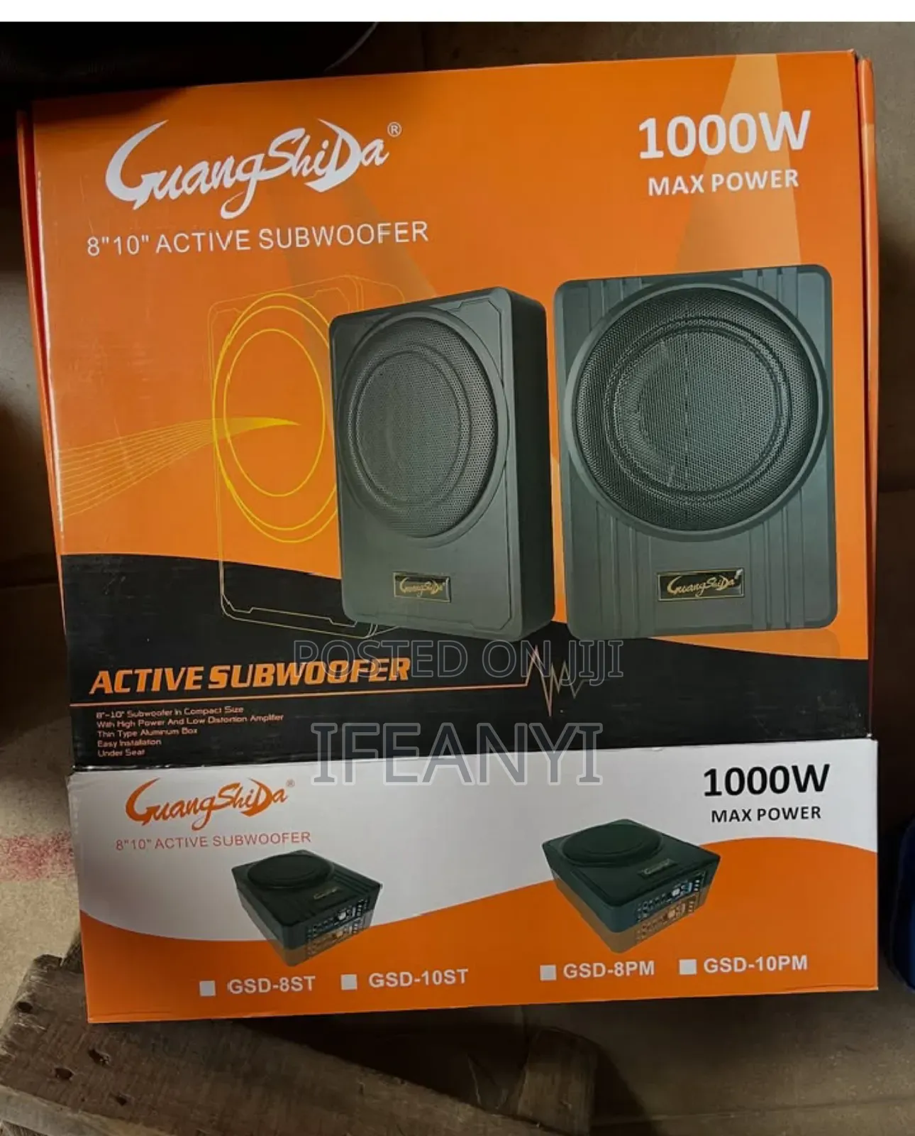 Under Seat Woofer Available