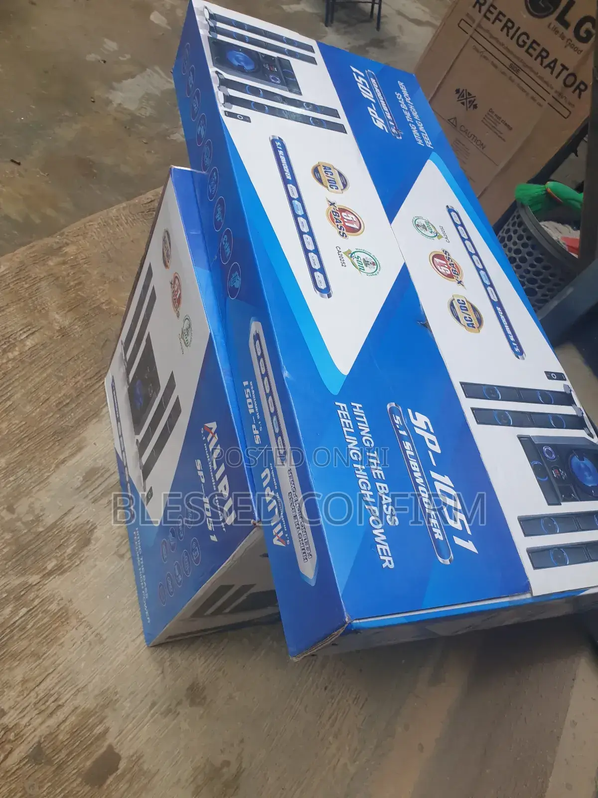 Mighty Bass Ailipu Ht With 5 Speakers