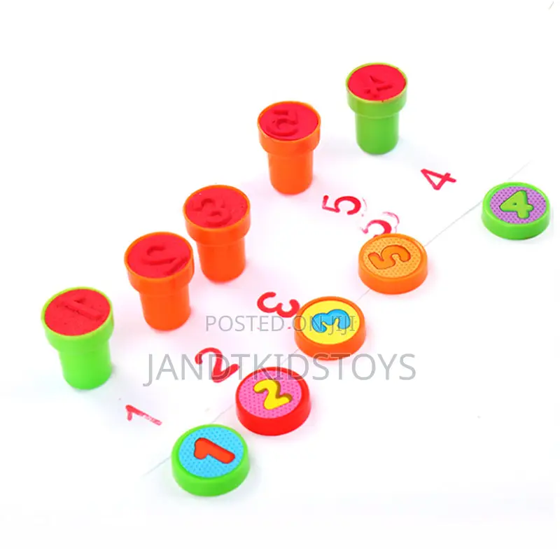 Self-Inking Number Stamps (0–9) – Learning Made Fun!
