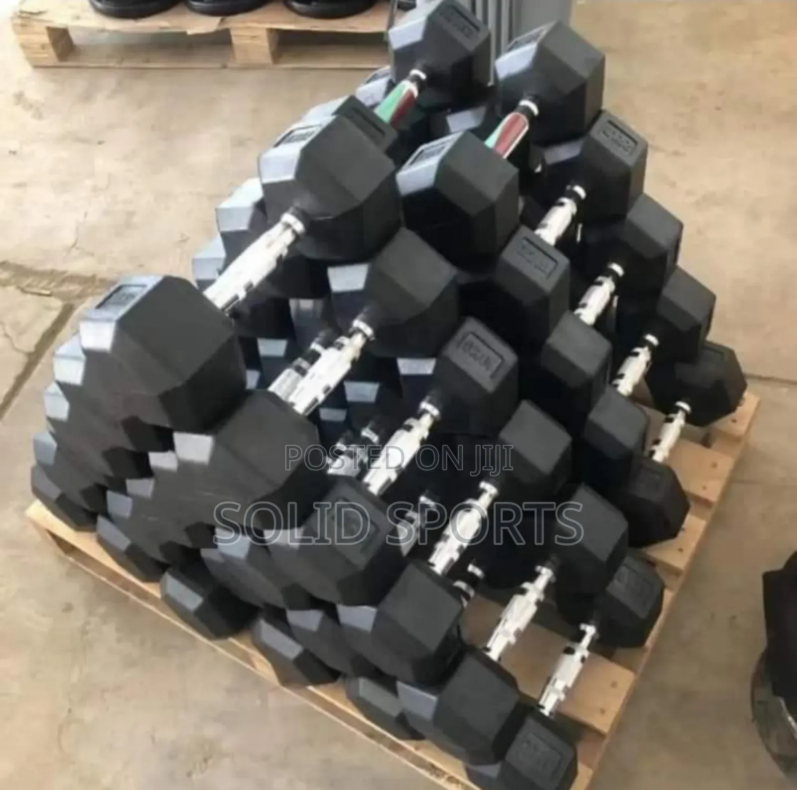 5 Kg Hexagon Dumbbell Set 5+5=10kg Payment on Delivery