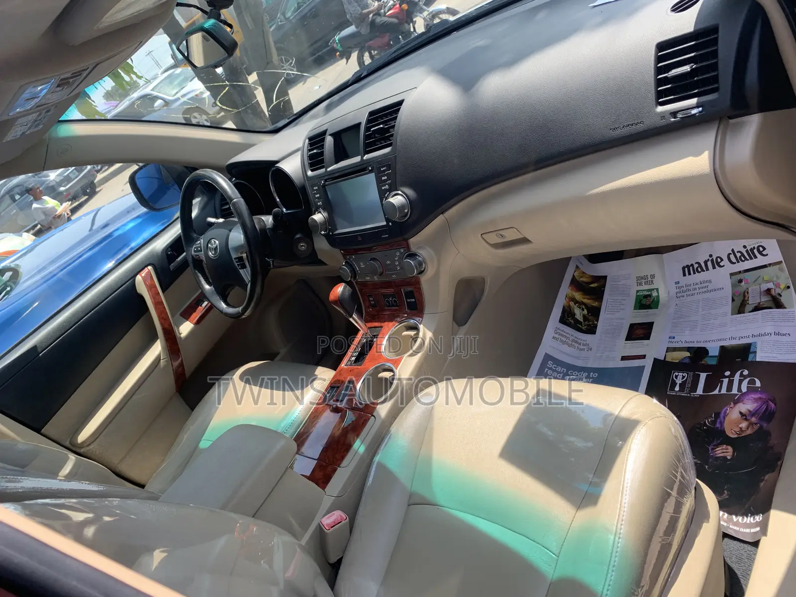 Toyota Highlander Limited 2012 Burgundy