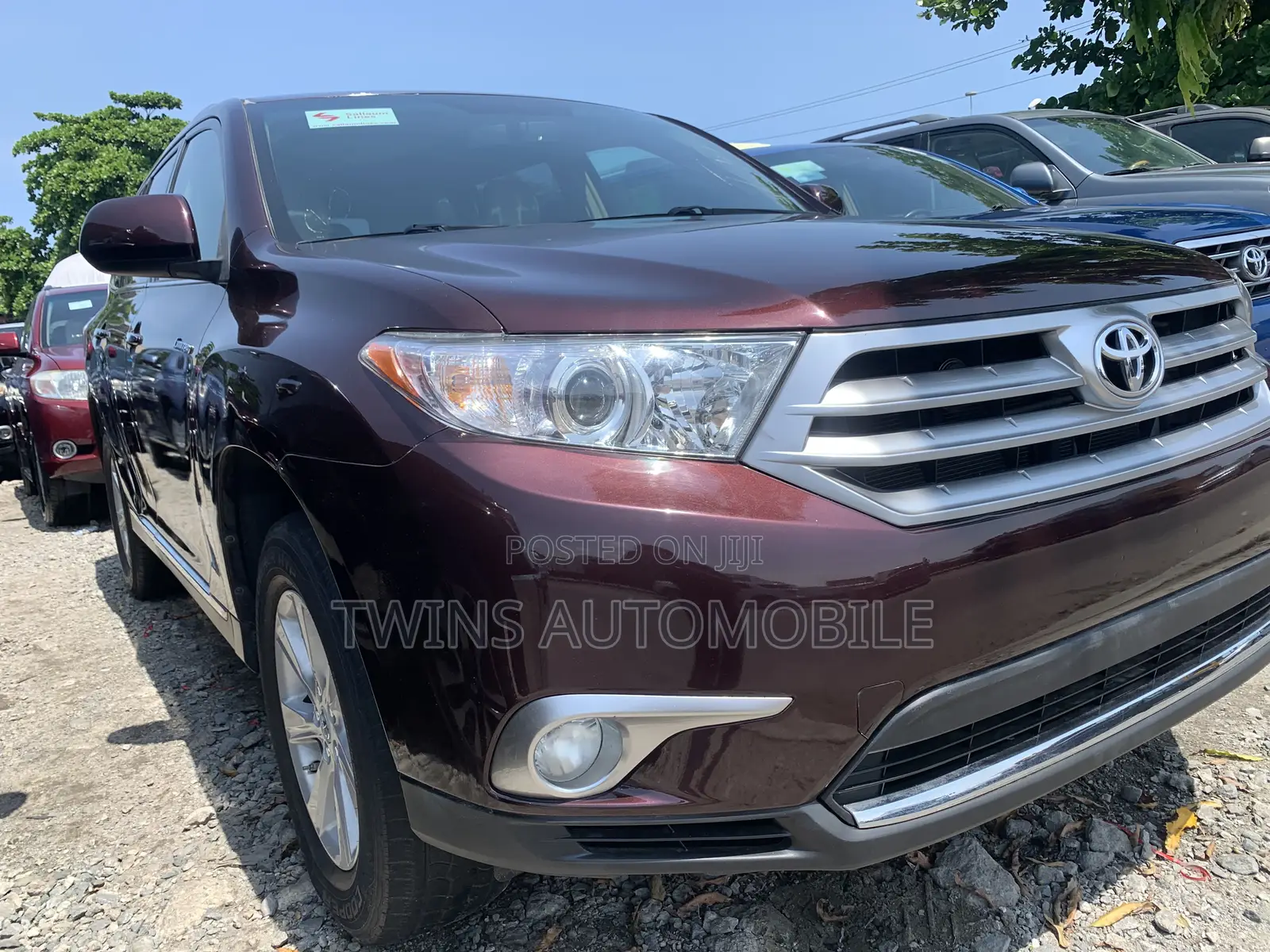 Toyota Highlander Limited 2012 Burgundy