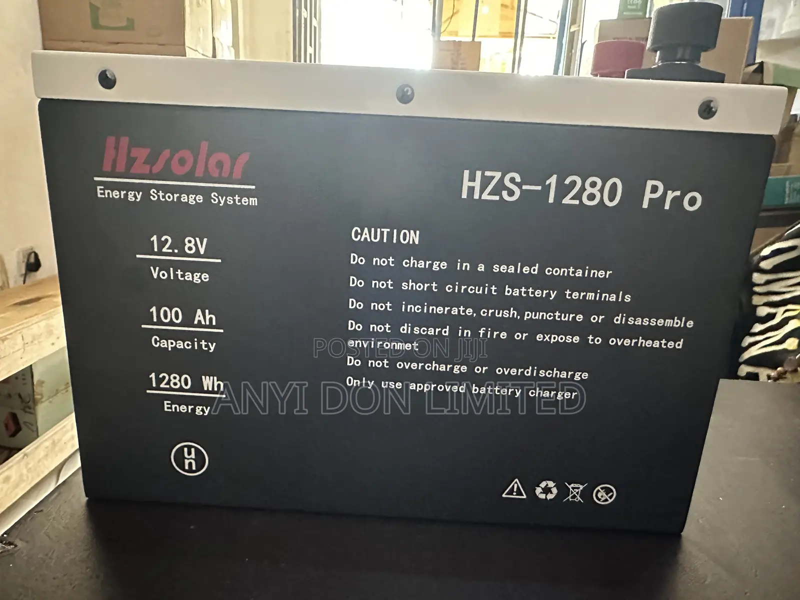 Hz 1.3kwh Lithium Smart Battery 12.8v