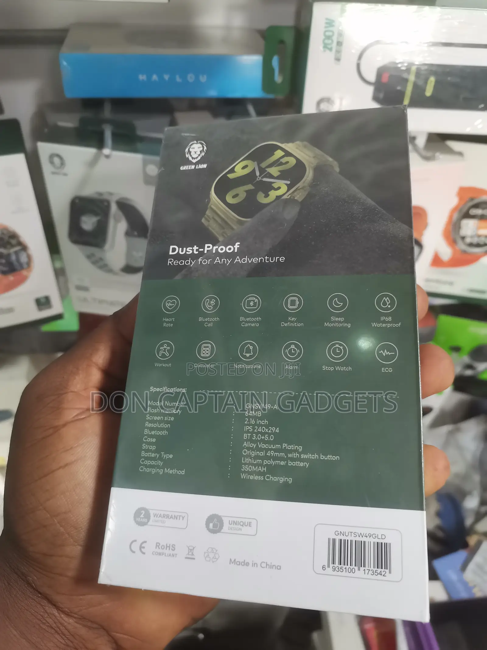 Green Lion Smart Watch ( Golden Edition )