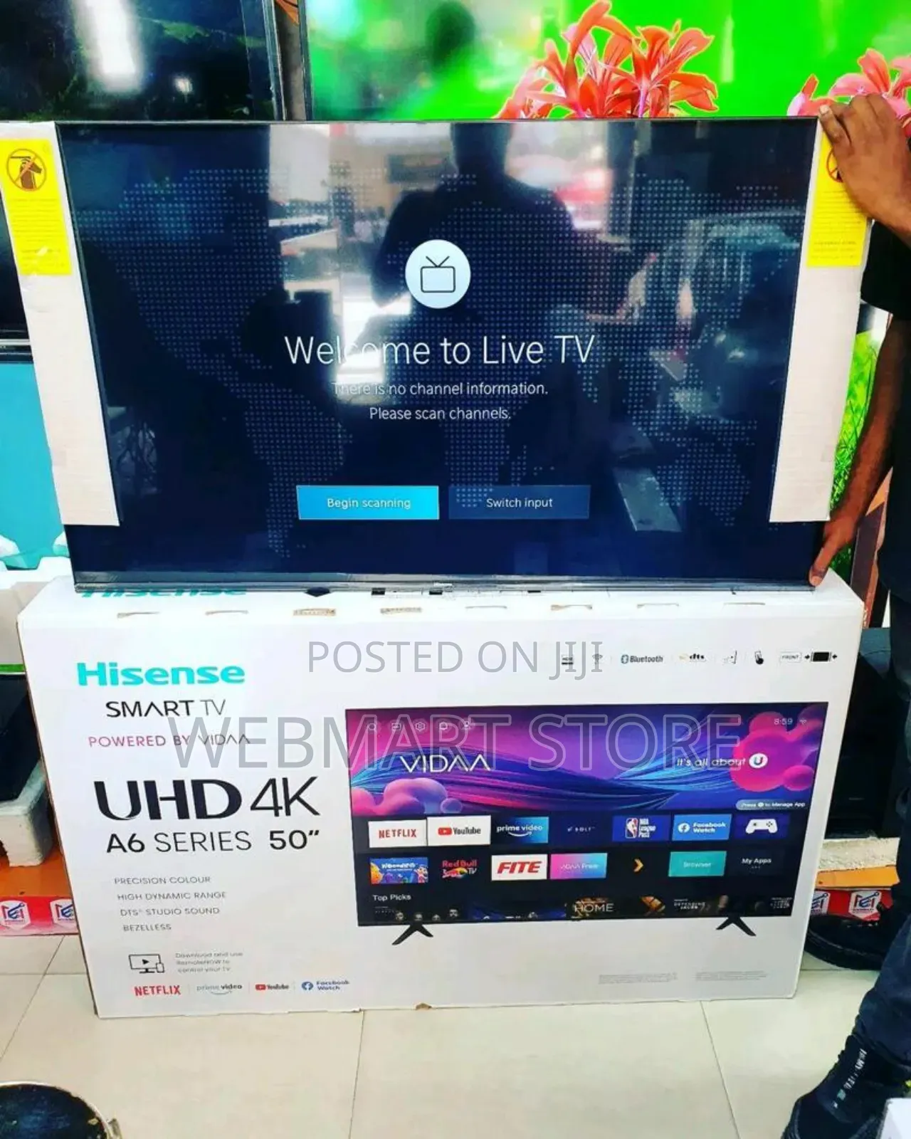 Original 50" Inches Hisense Tv