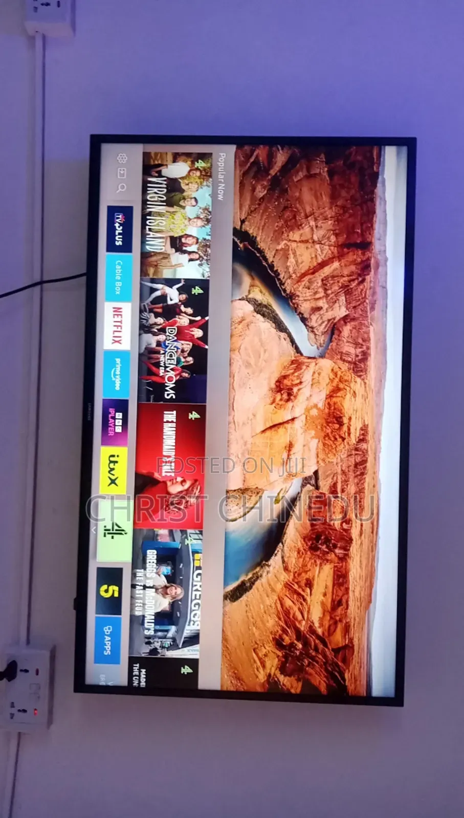Uk Used 43inches Samsung Ku Smart Tv Uhd