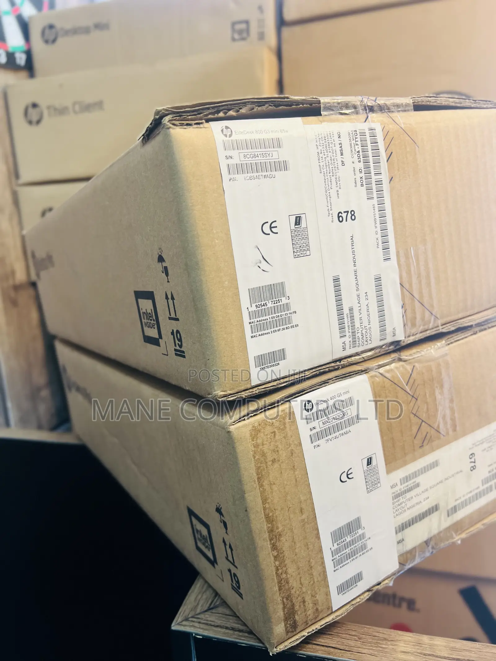 New Desktop Computer HP EliteDesk 800 8GB Intel Core I5 SSD 256GB