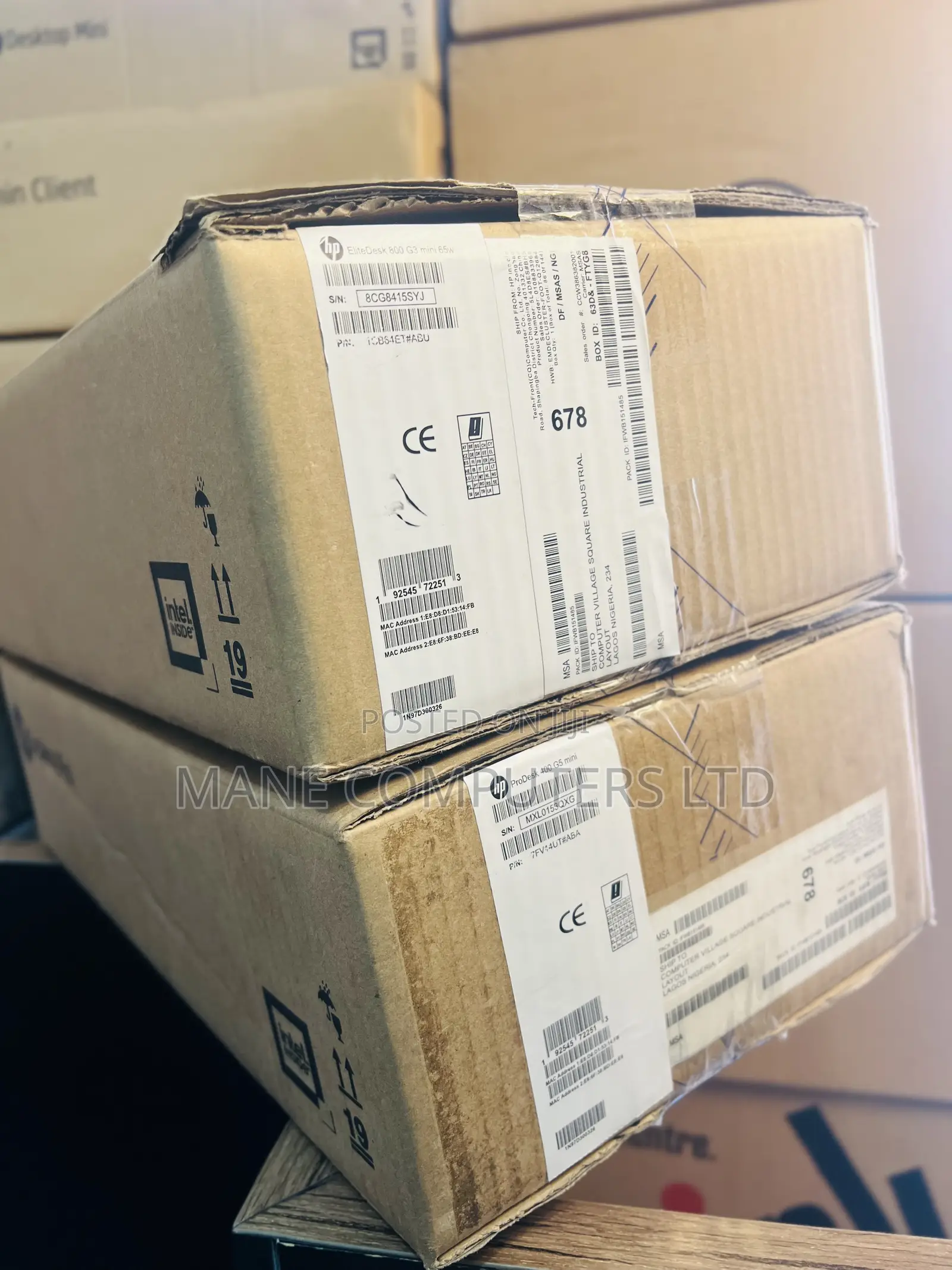 New Desktop Computer HP EliteDesk 800 8GB Intel Core I5 SSD 256GB