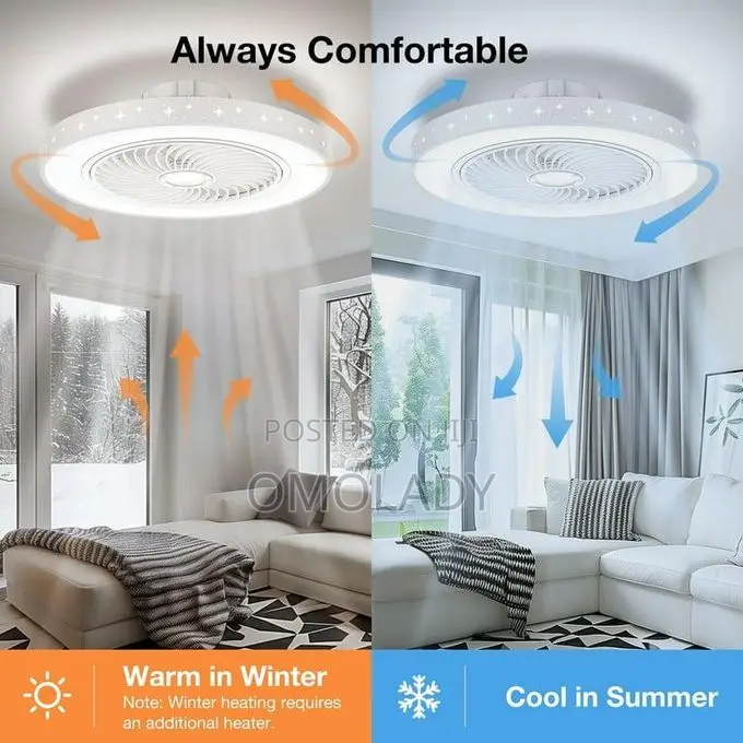 Led Multifunction Fan Light With Remote Control