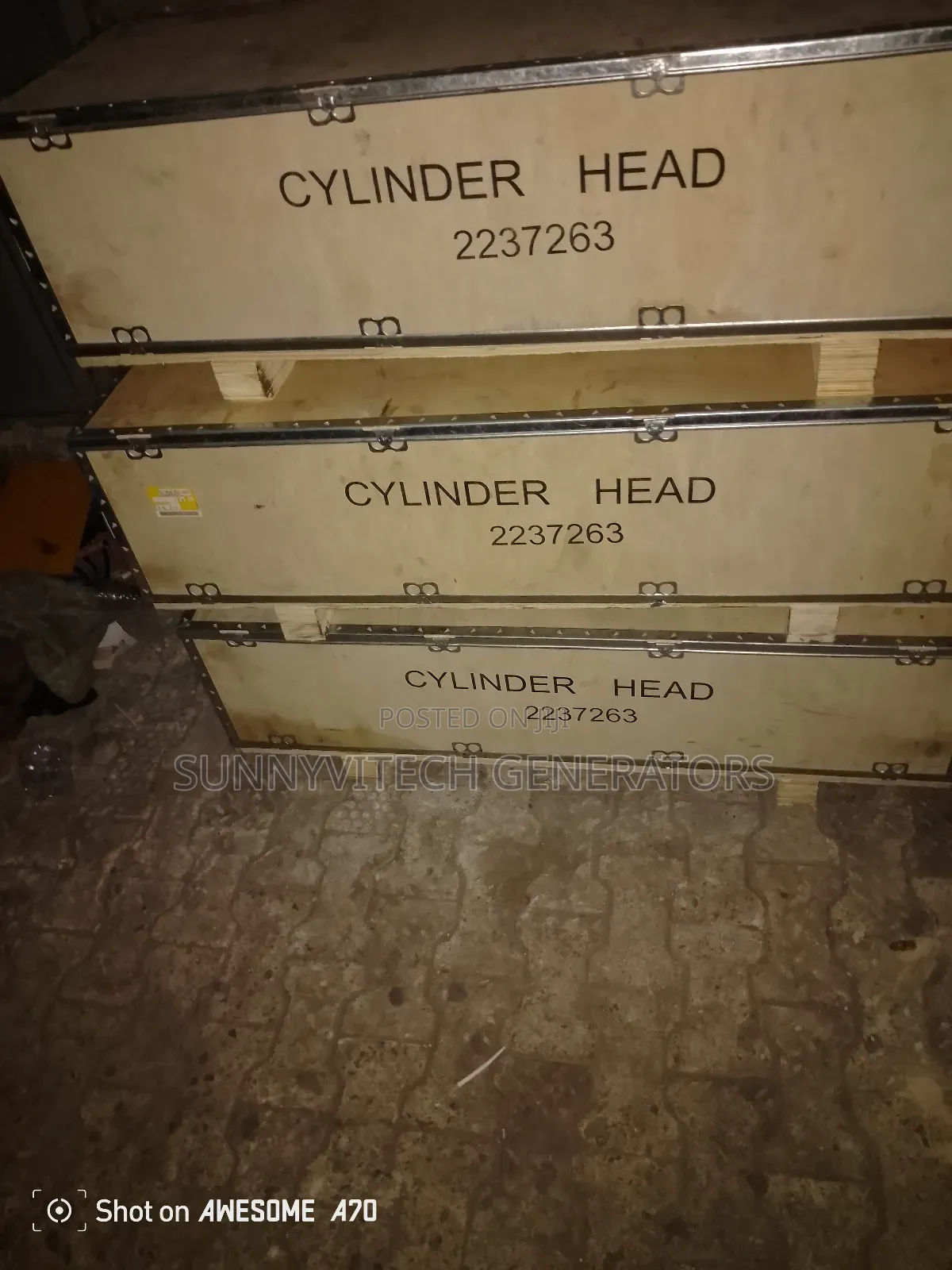 Cylinder Head Perkins And Mantrac Generator C18