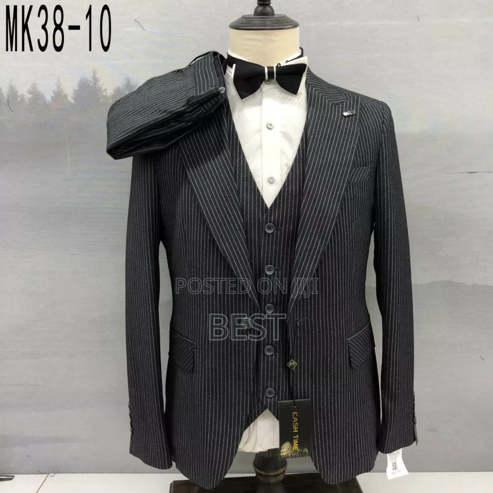 Luxury Men's Stripes Suits