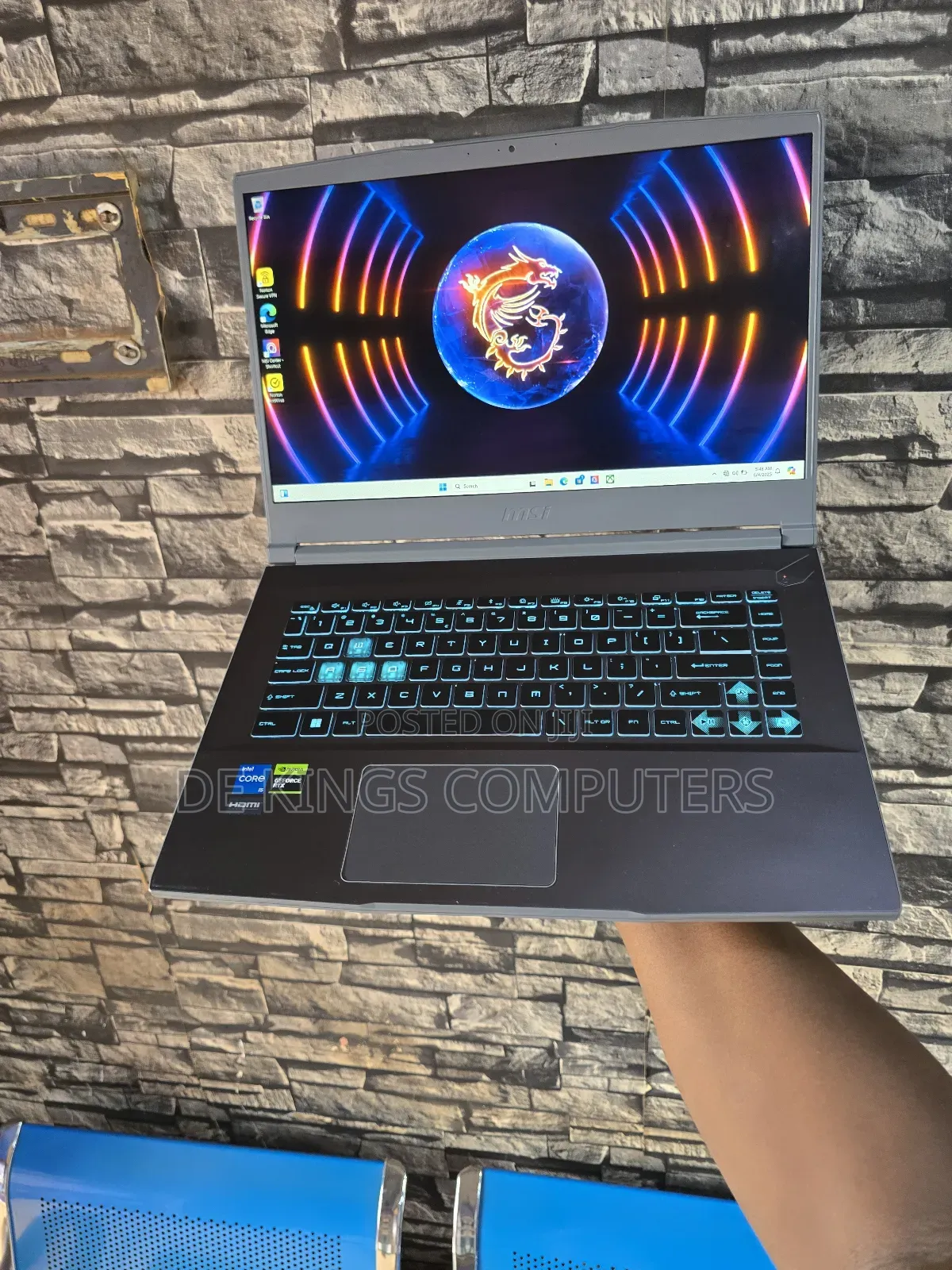Laptop MSI 16GB Intel Core i5 SSD 512GB