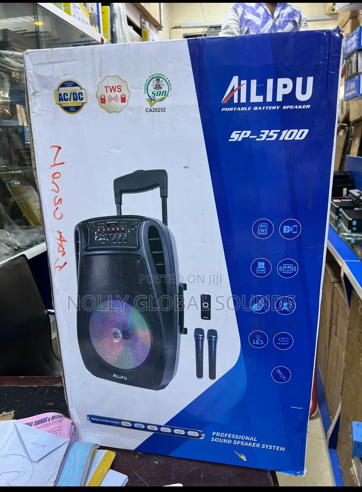 Alipu Public Addressing System Sp3510d. Big Body 15 Inches