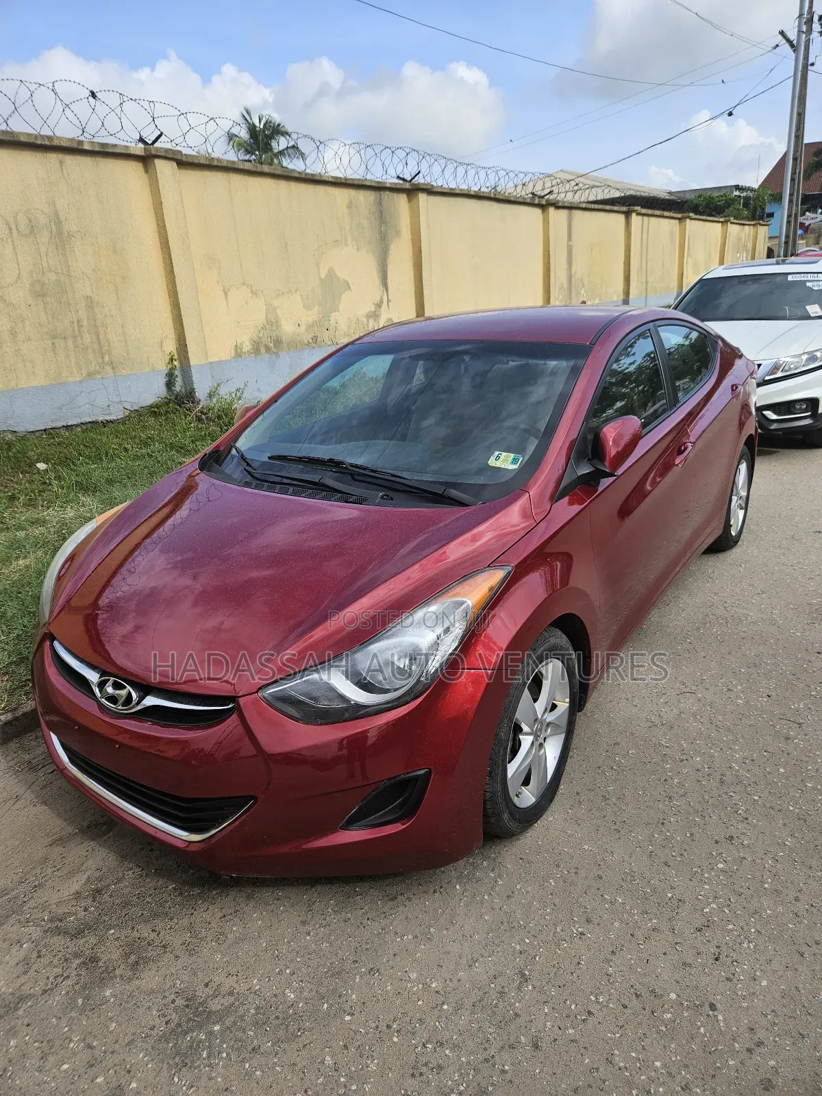 Hyundai Elantra GLS Sedan FWD (1.8L 4cyl 6A) 2013 Red
