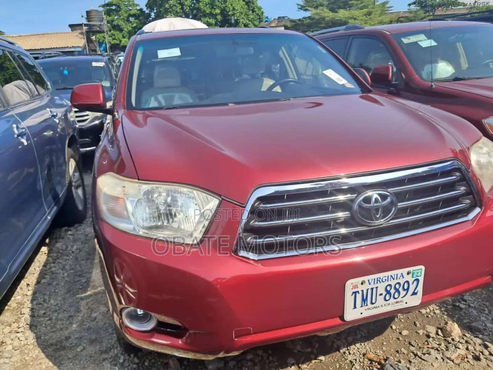 Toyota Highlander Limited 2010 Red