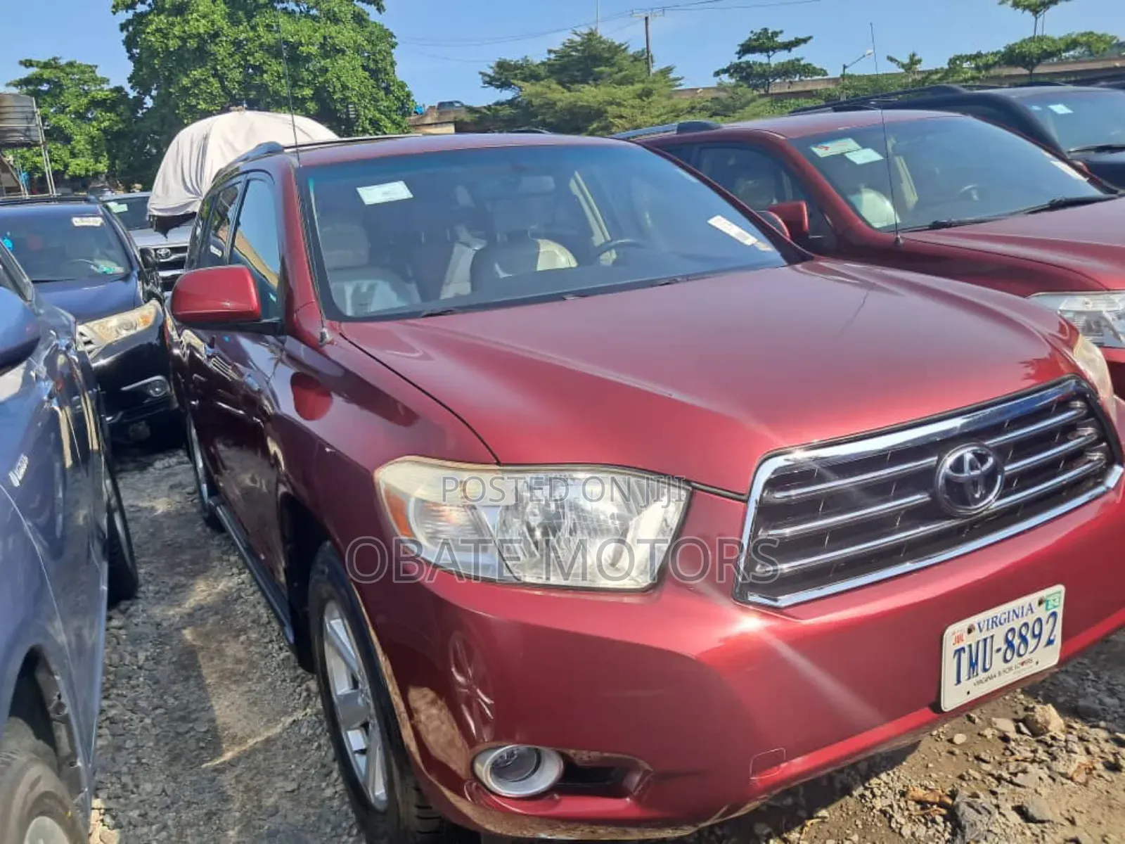 Toyota Highlander Limited 2010 Red