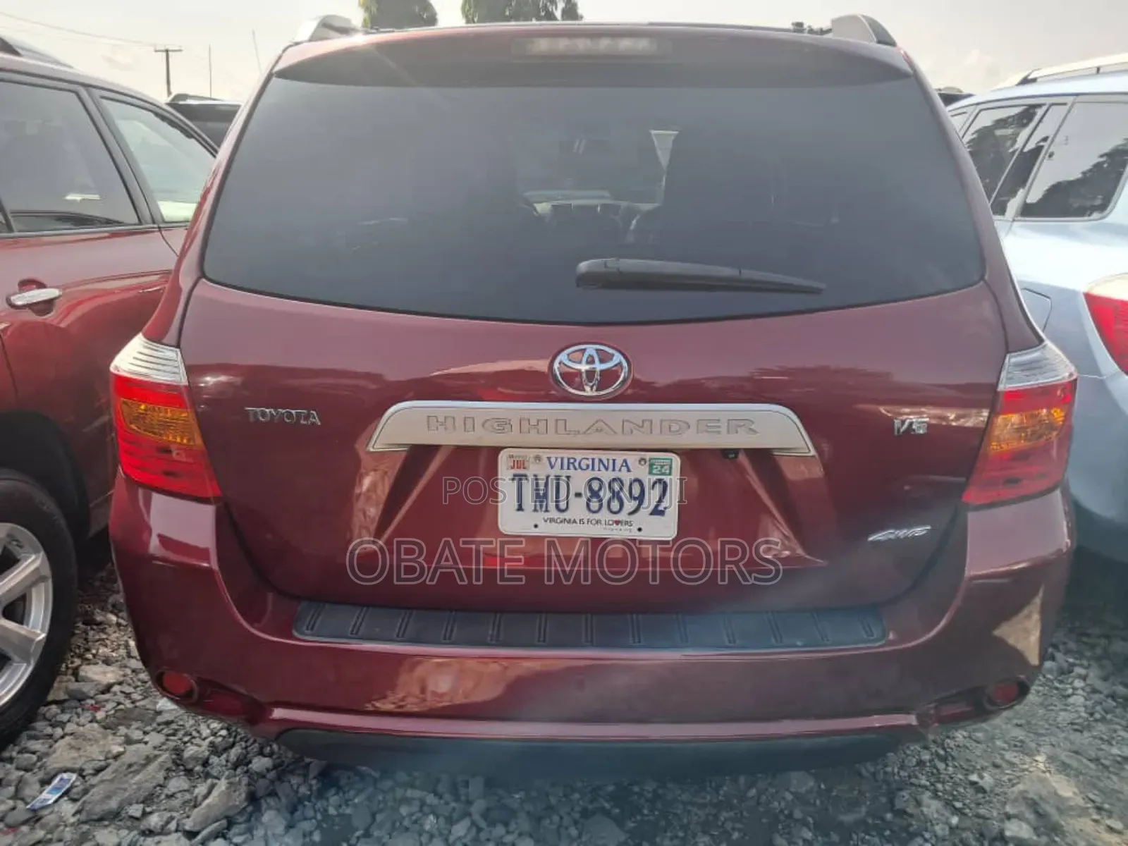 Toyota Highlander Limited 2010 Red