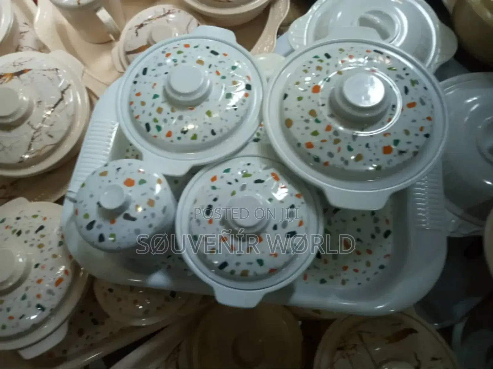 5 in 1 2.5l Ceramic Plate Set