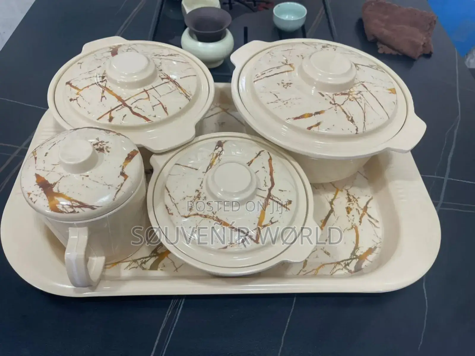 5 in 1 2.5l Ceramic Plate Set