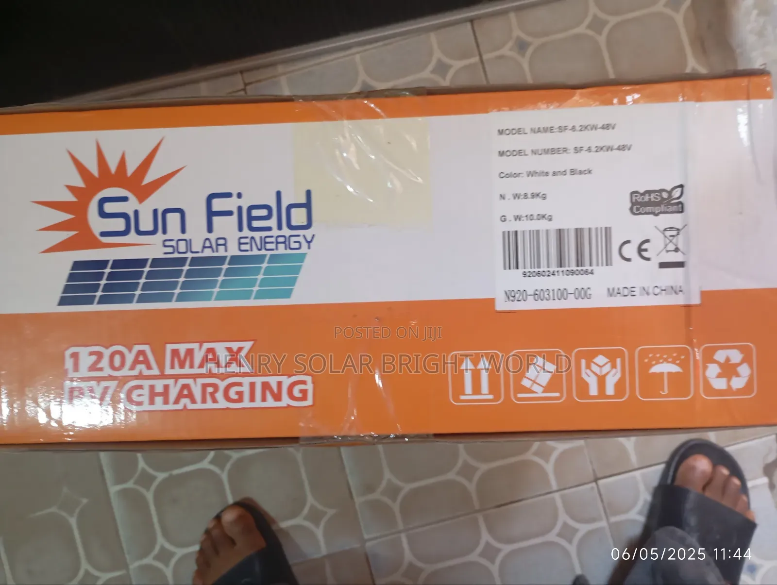 Sunfied 6.2kva 48v Hibrid Inverter