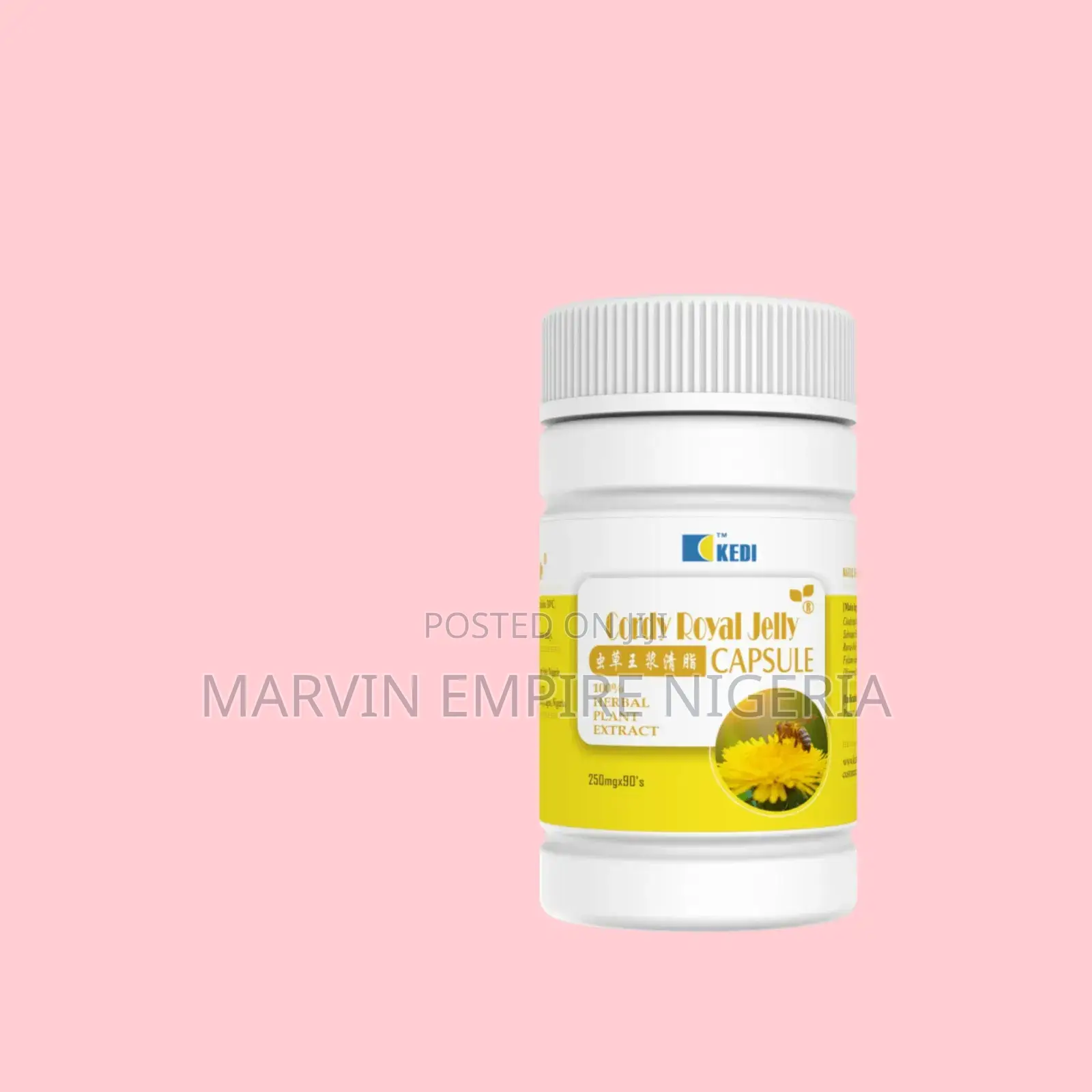 Kedi Small Cup Kedi Healthcare Cordy Royal Jelly Capsule
