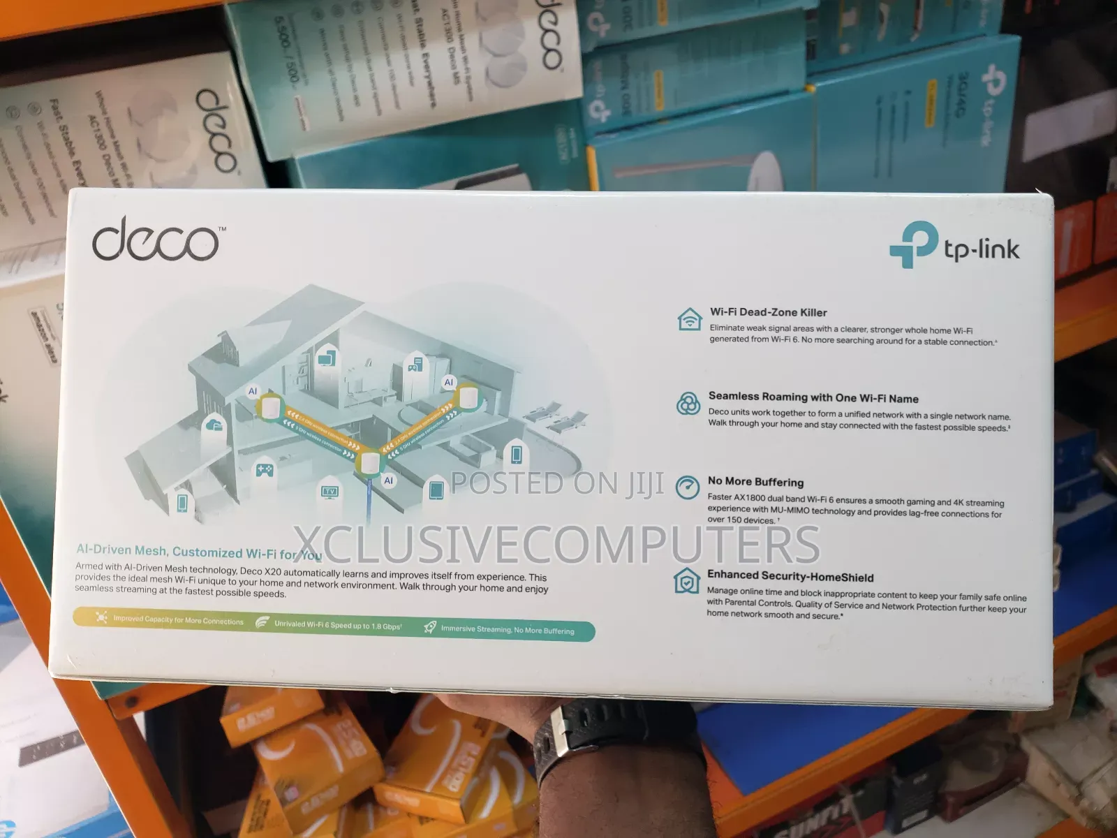 TP-Link Deco Ax1800 Whole Home Mesh Wi-Fi 6 System
