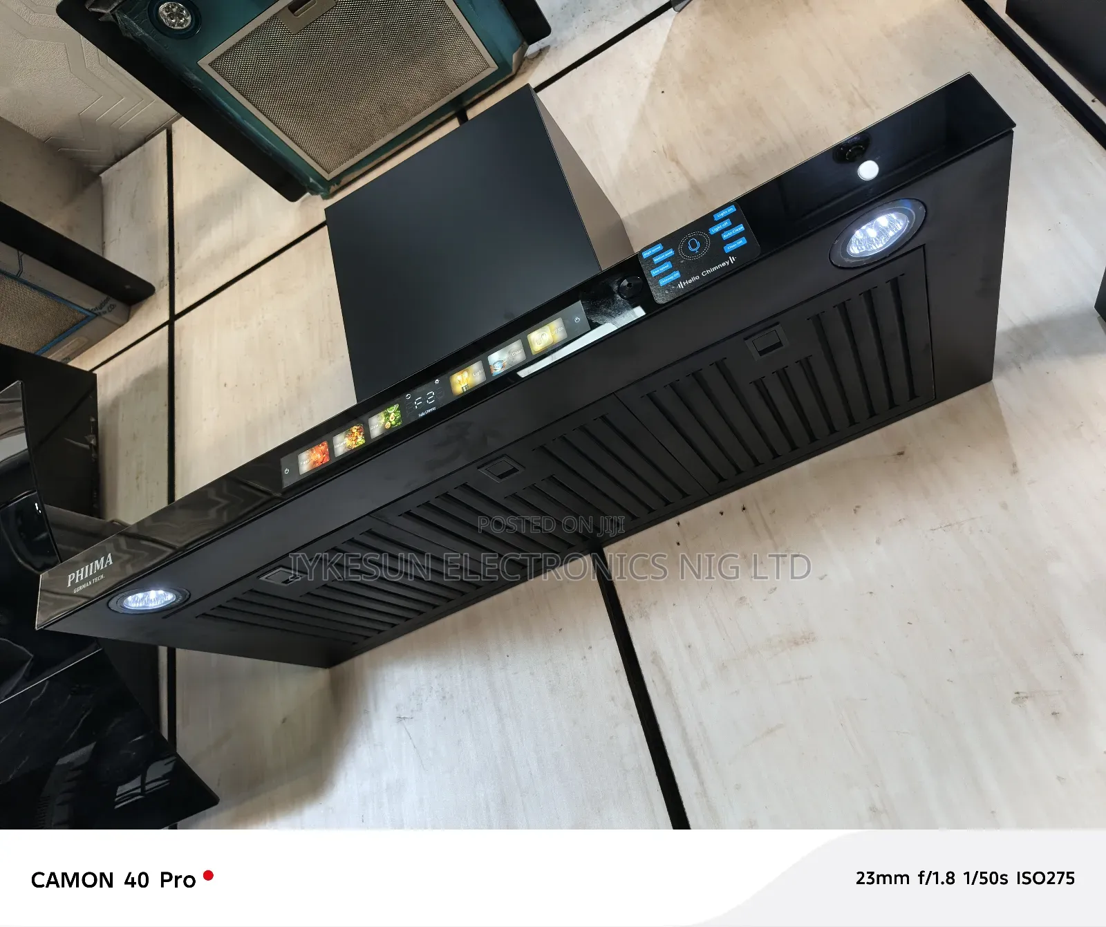 Original Phiima Voice Control Automatic Heat Extractor 90cm