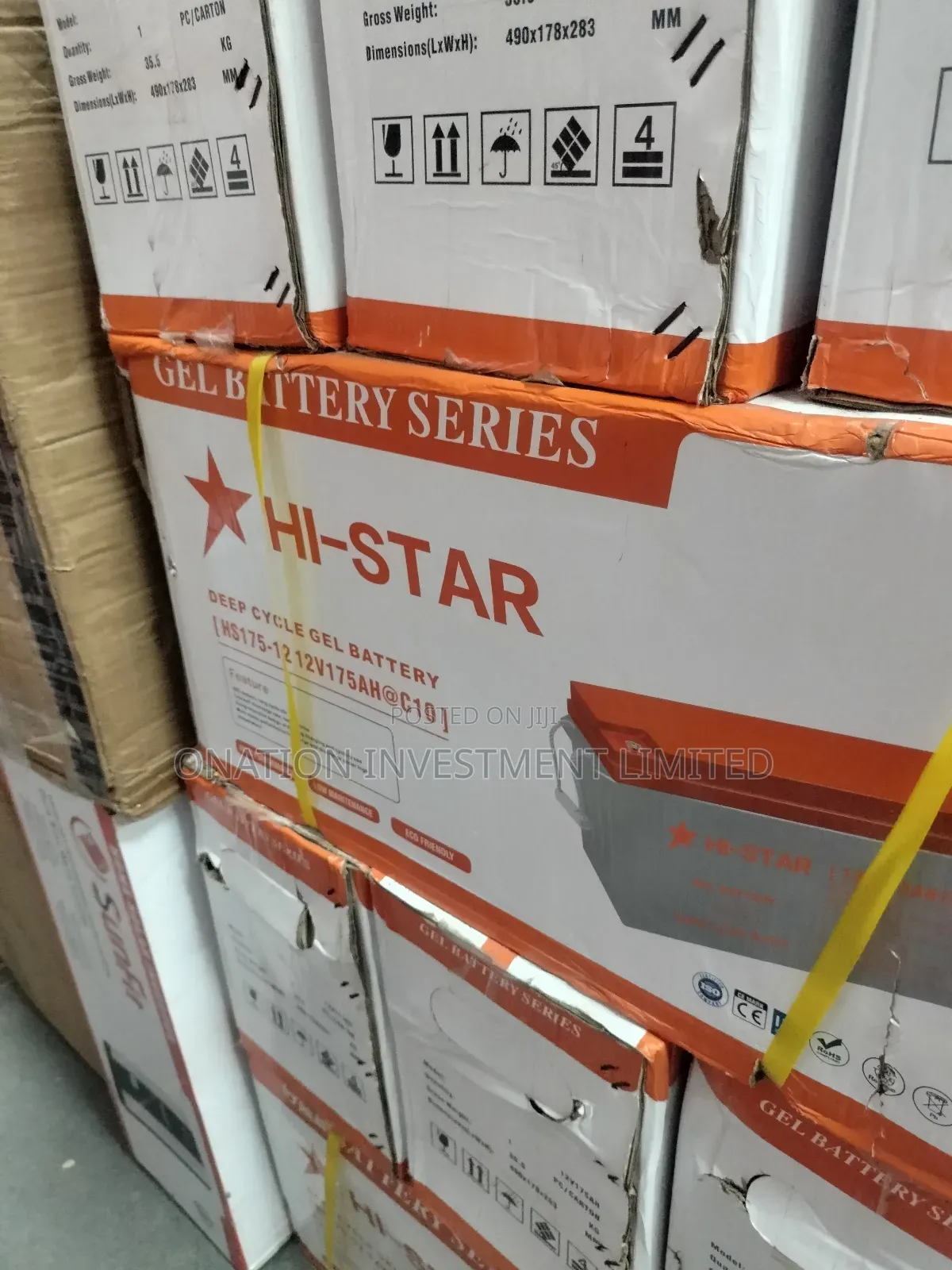 175ah 12v Hi-Star Gel Batteries