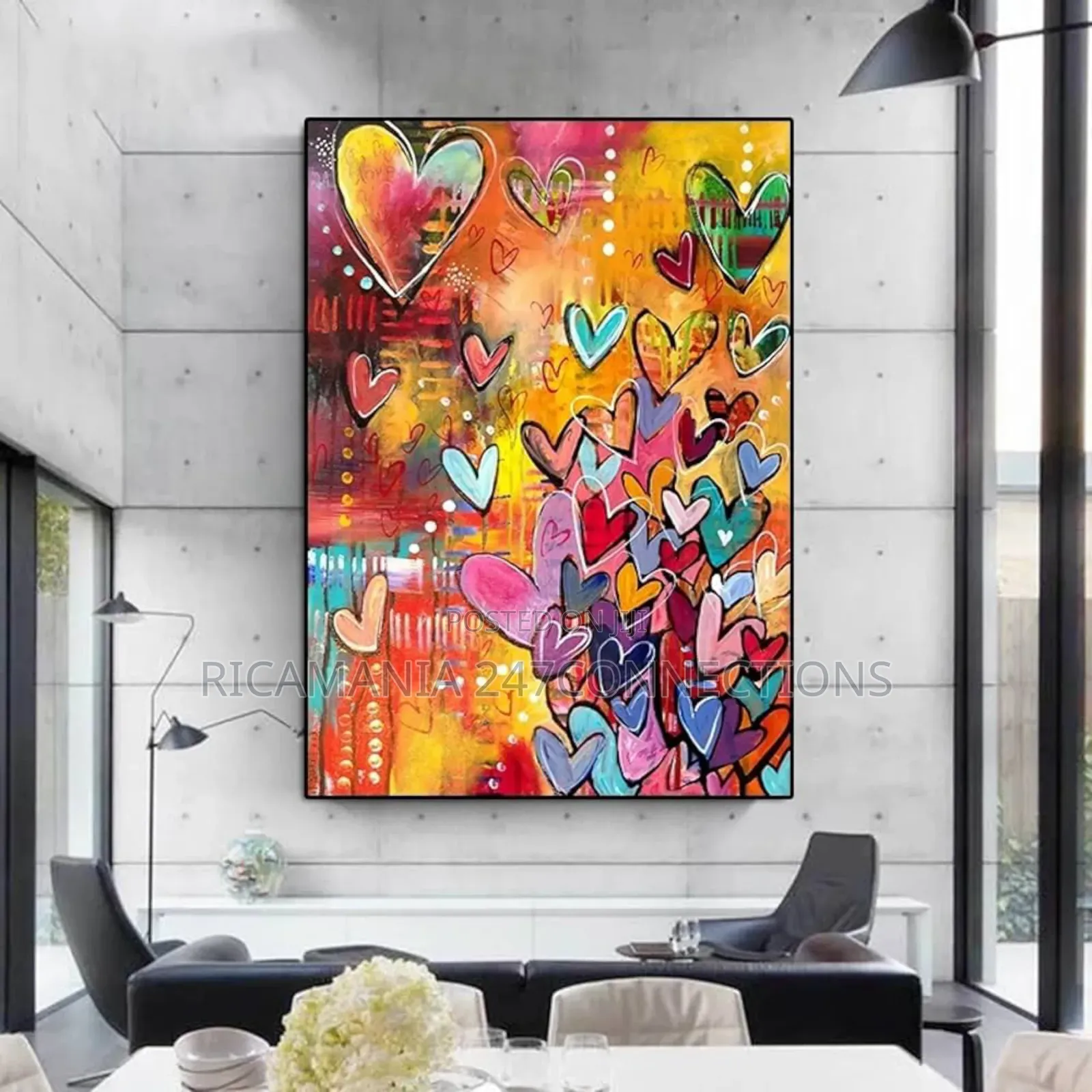 Colourful Love Oil Paintings