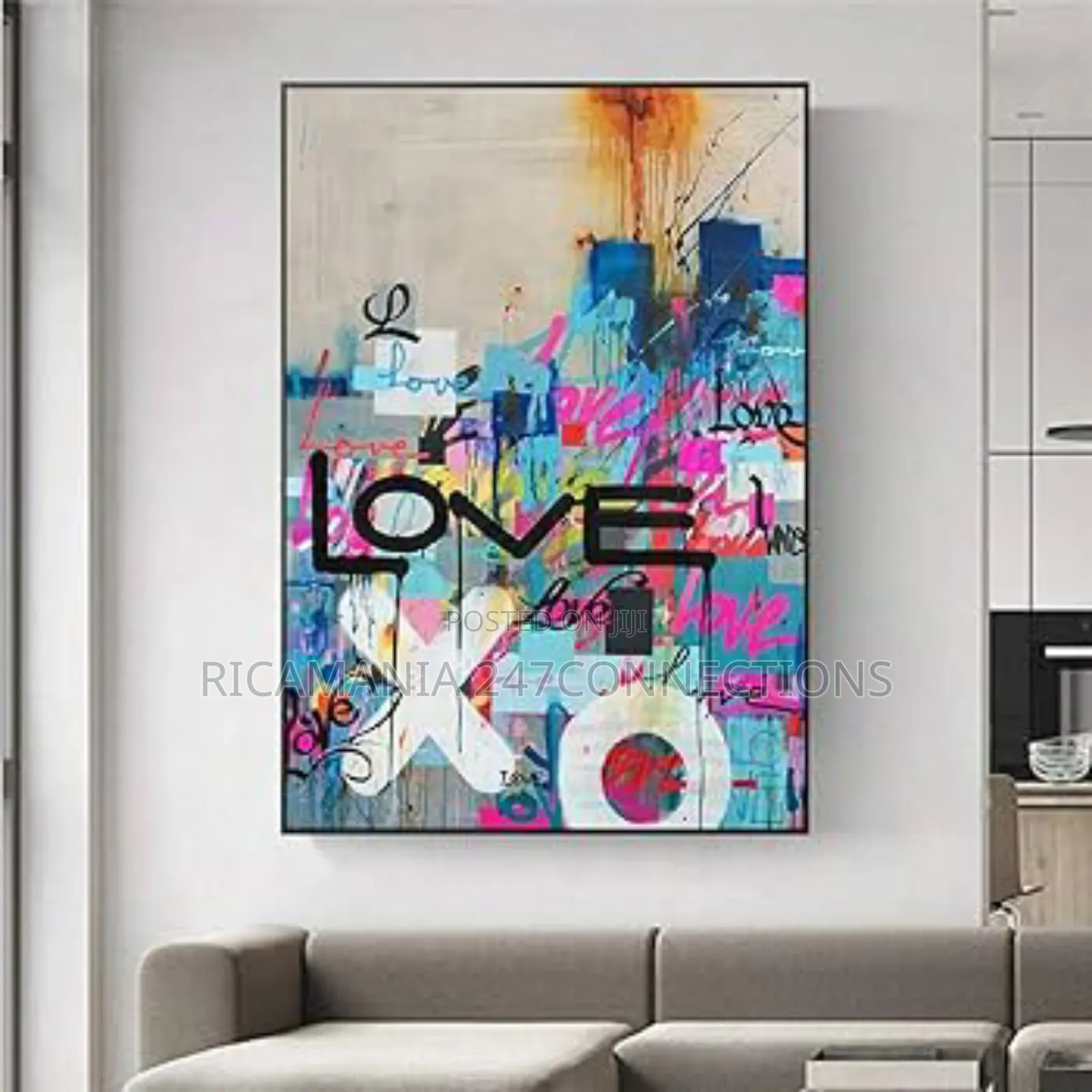 Xoxo Love Oil Painting