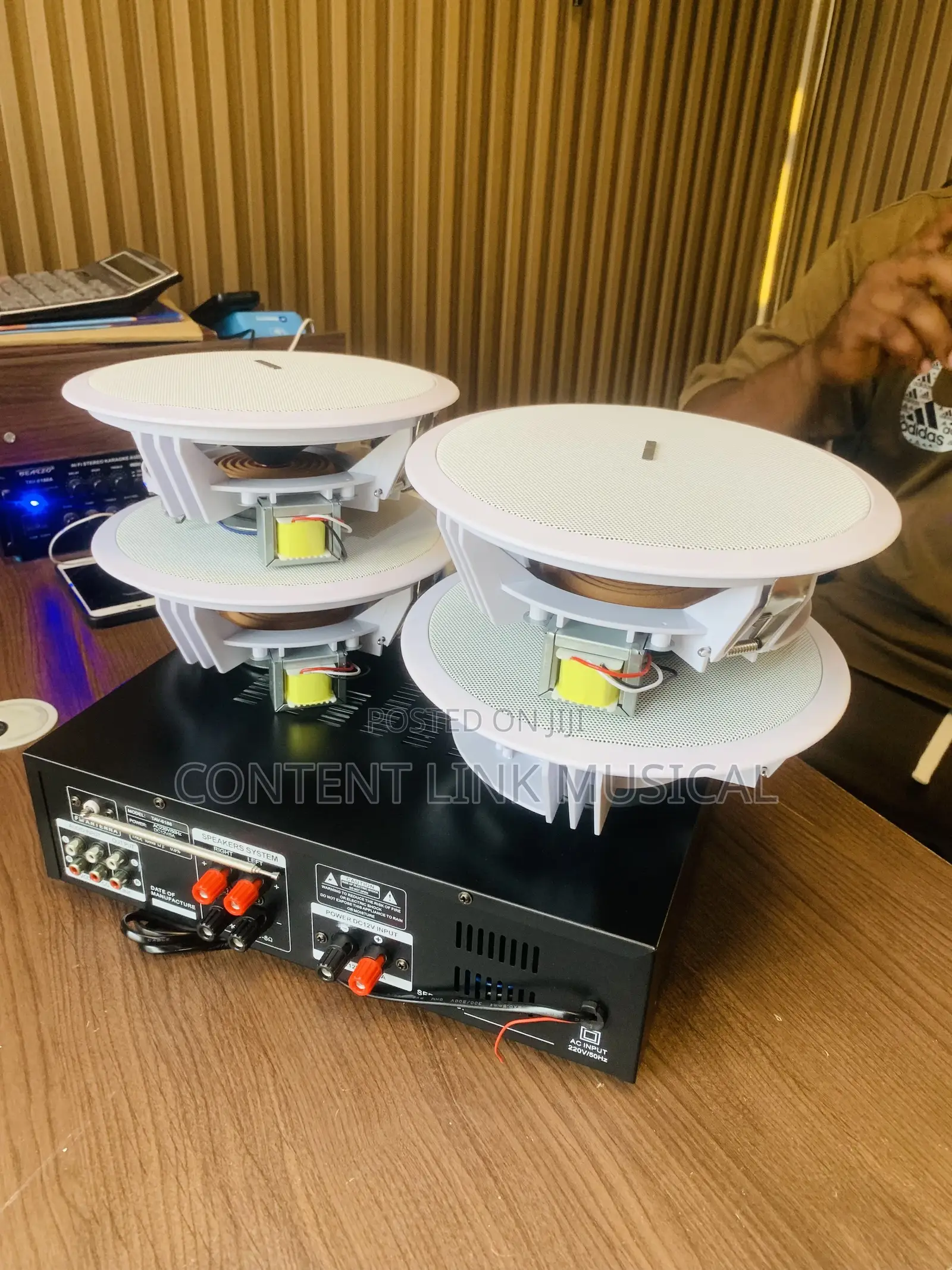 4in1 50watts Ceiling/Pop Speakers/Bluetooth Table Amplifier